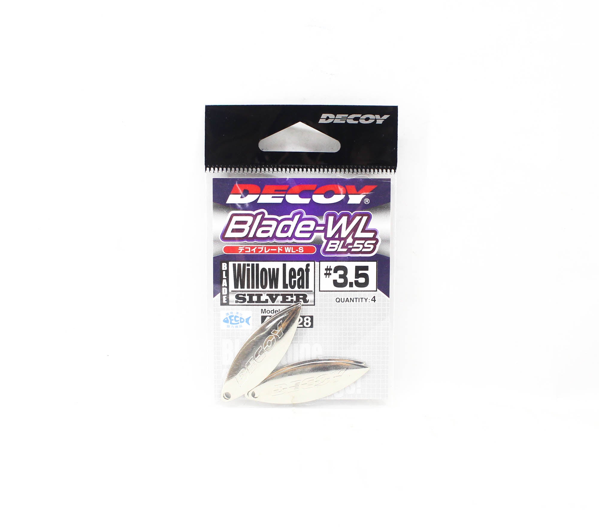 Decoy BL-5S Willow Blade Silver Size 3.5 x 4 pieces (2528)