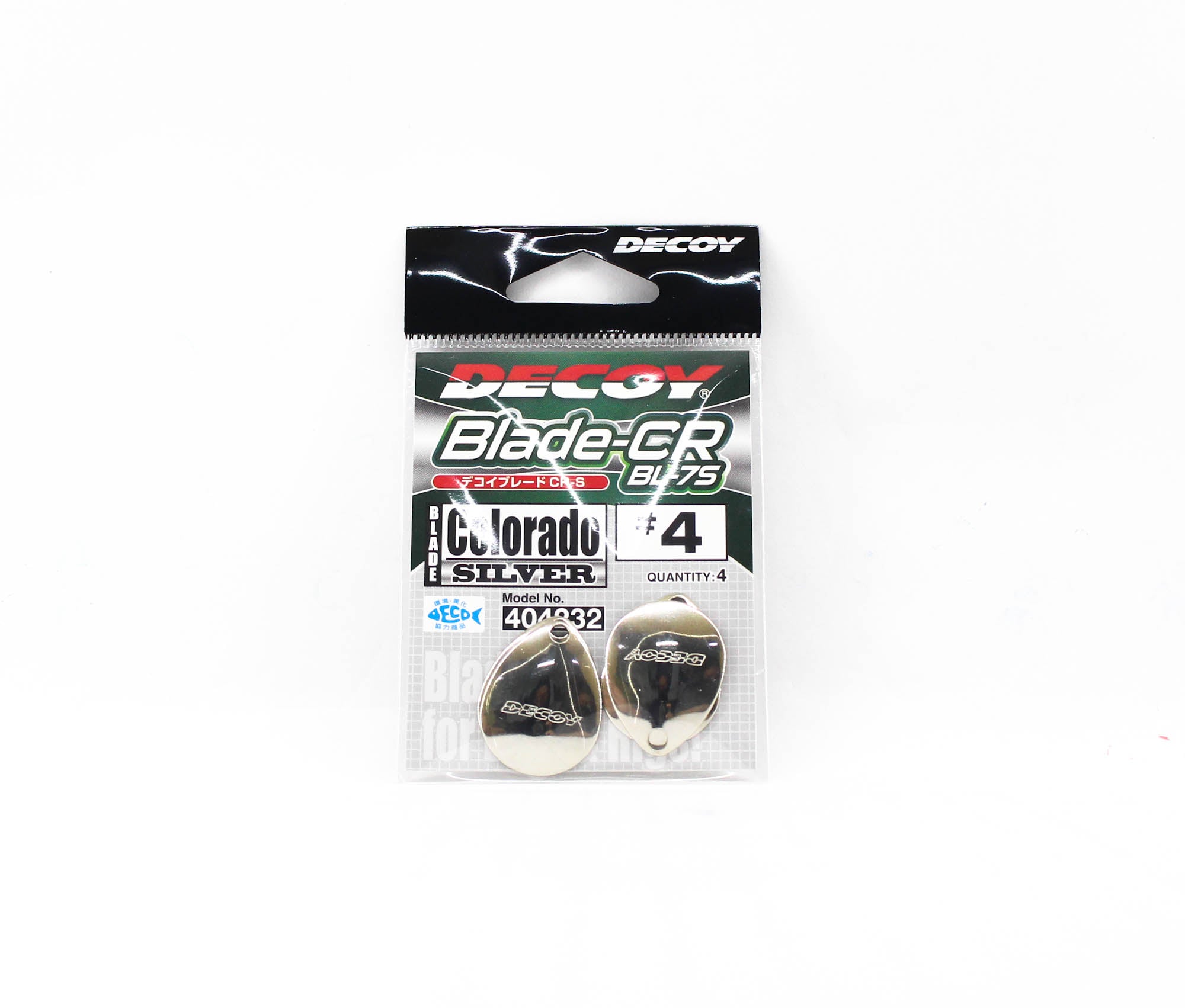 Decoy BL-7S Trailer Blade Colorado Silver Size 4 (4232)