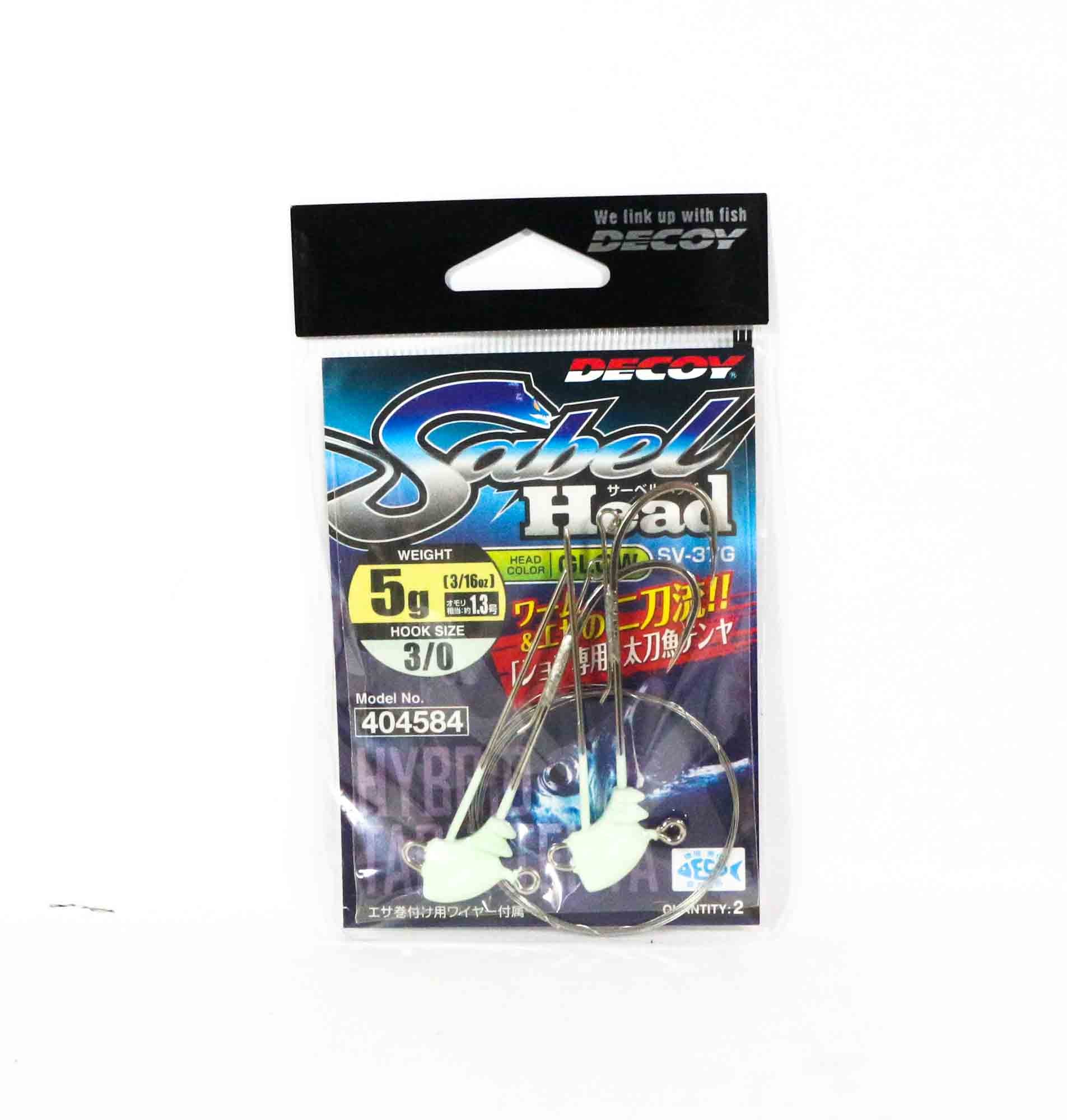 Decoy SV-37G Jig Head Sabel Size 3/0 , 5 grams (4584)
