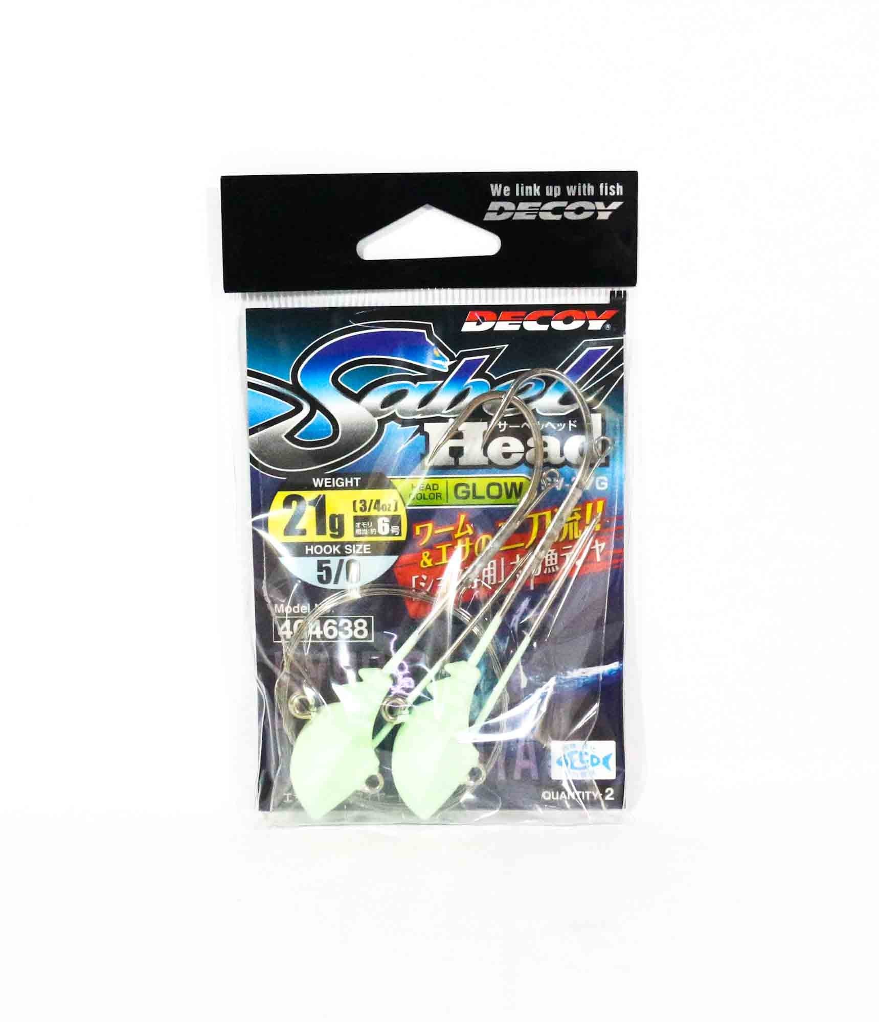Decoy SV-37G Jig Head Sabel Size 5/0 , 21 grams (4638)