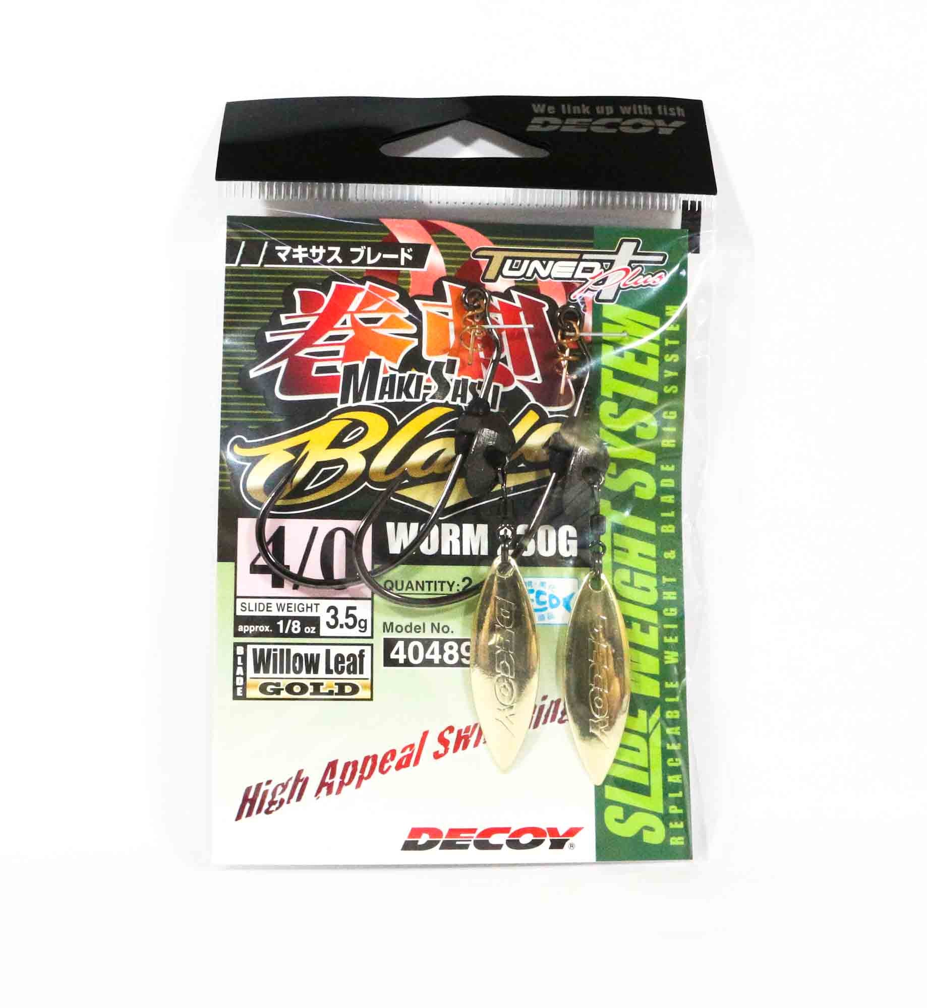 Decoy Worm 230G Maki Sasu Blade Hook Size 4/0 , 3.5 grams (4898)