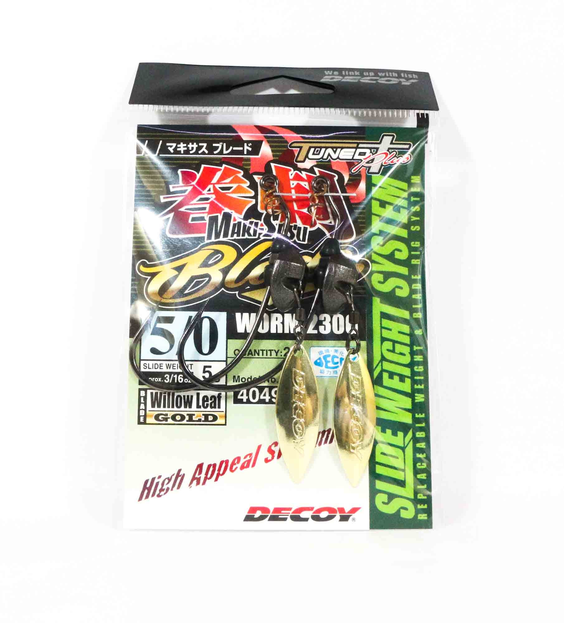 Decoy Worm 230G Maki Sasu Blade Hook Size 5/0 , 5 grams (4904)