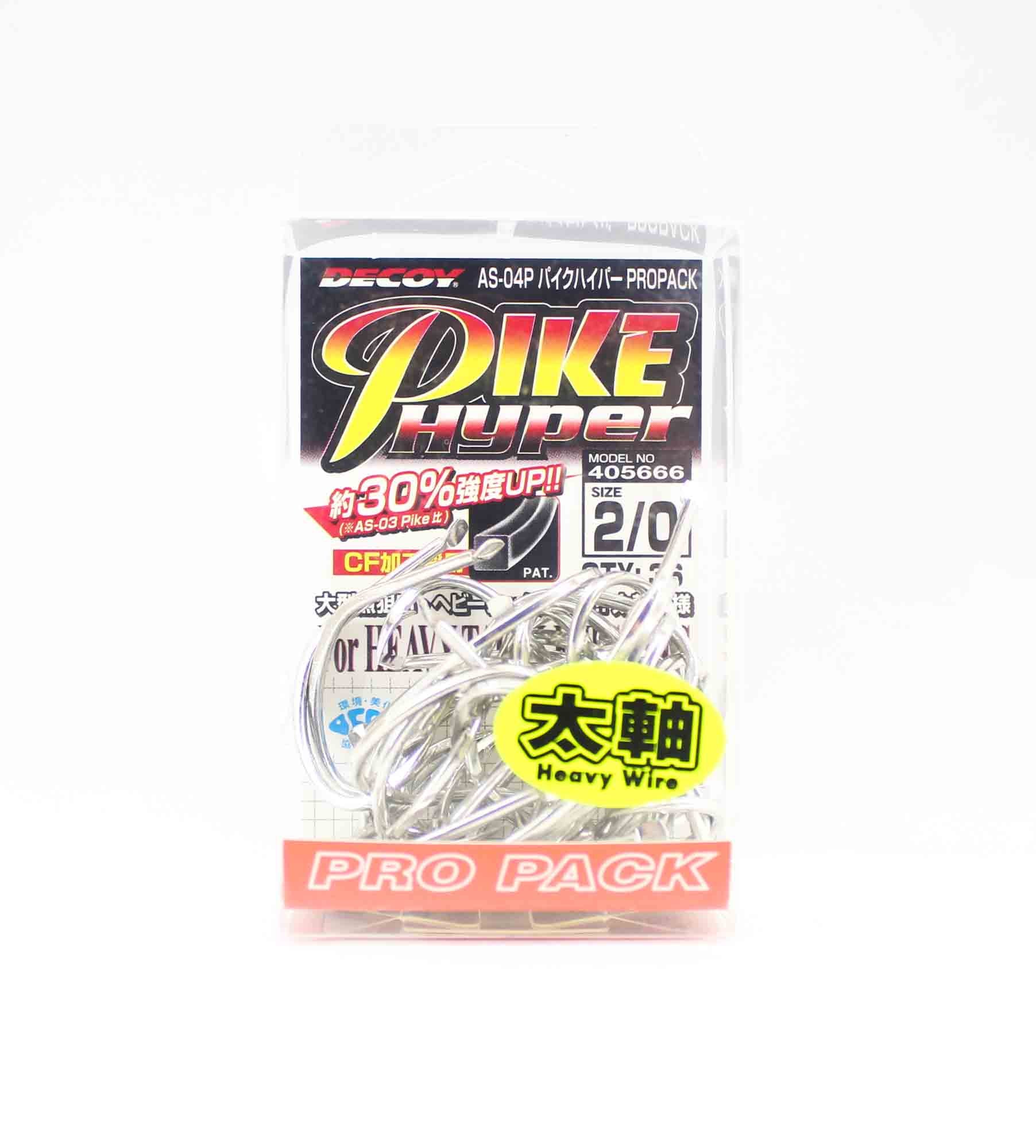 Decoy AS-04P Pro Pack Jigging Single Pike Hyper Size 2/0 (5666)