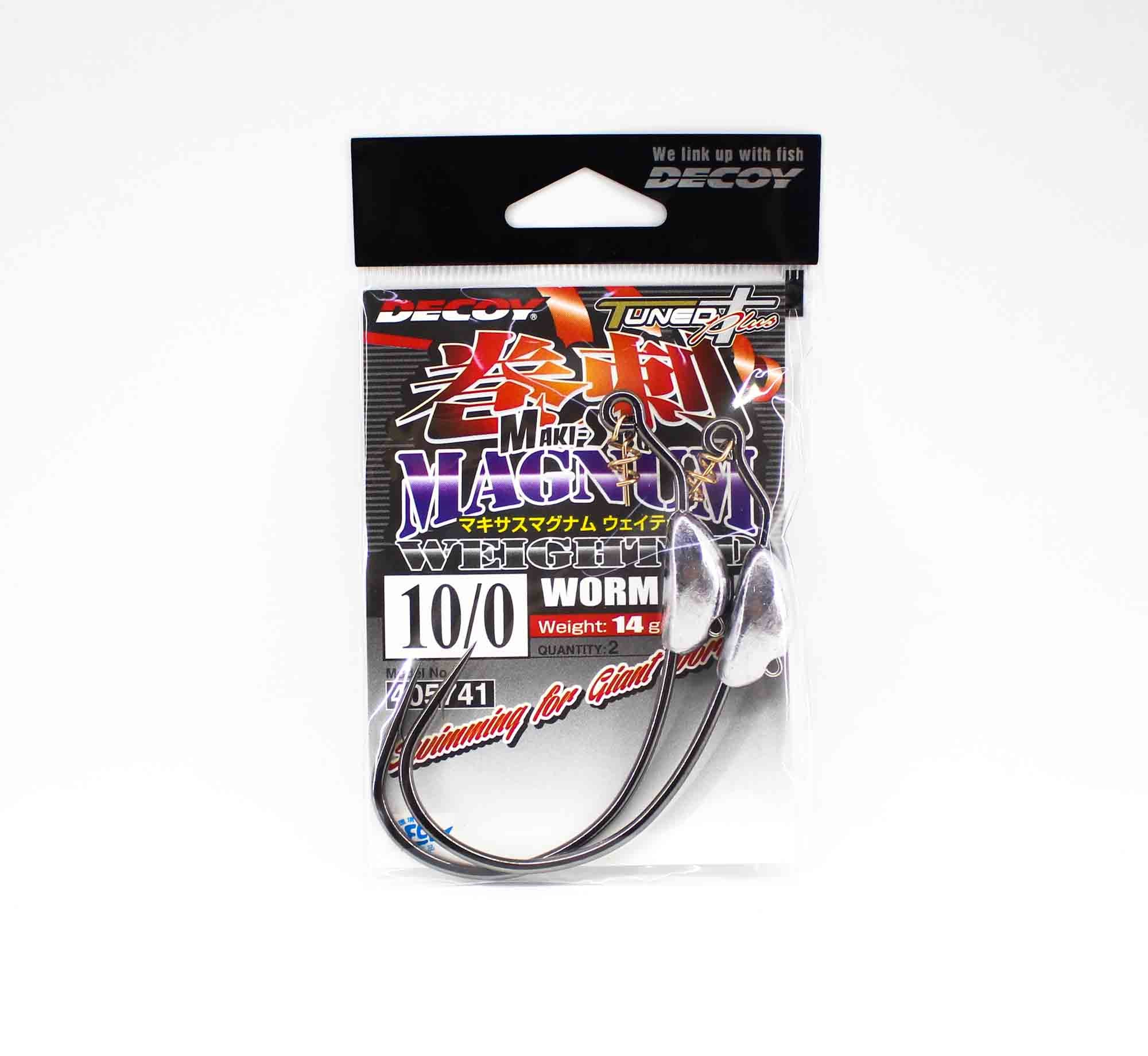 Decoy Worm 130M Maki Sasu Magnum Weighted Hook 14 grams Size 10/0 (5741)