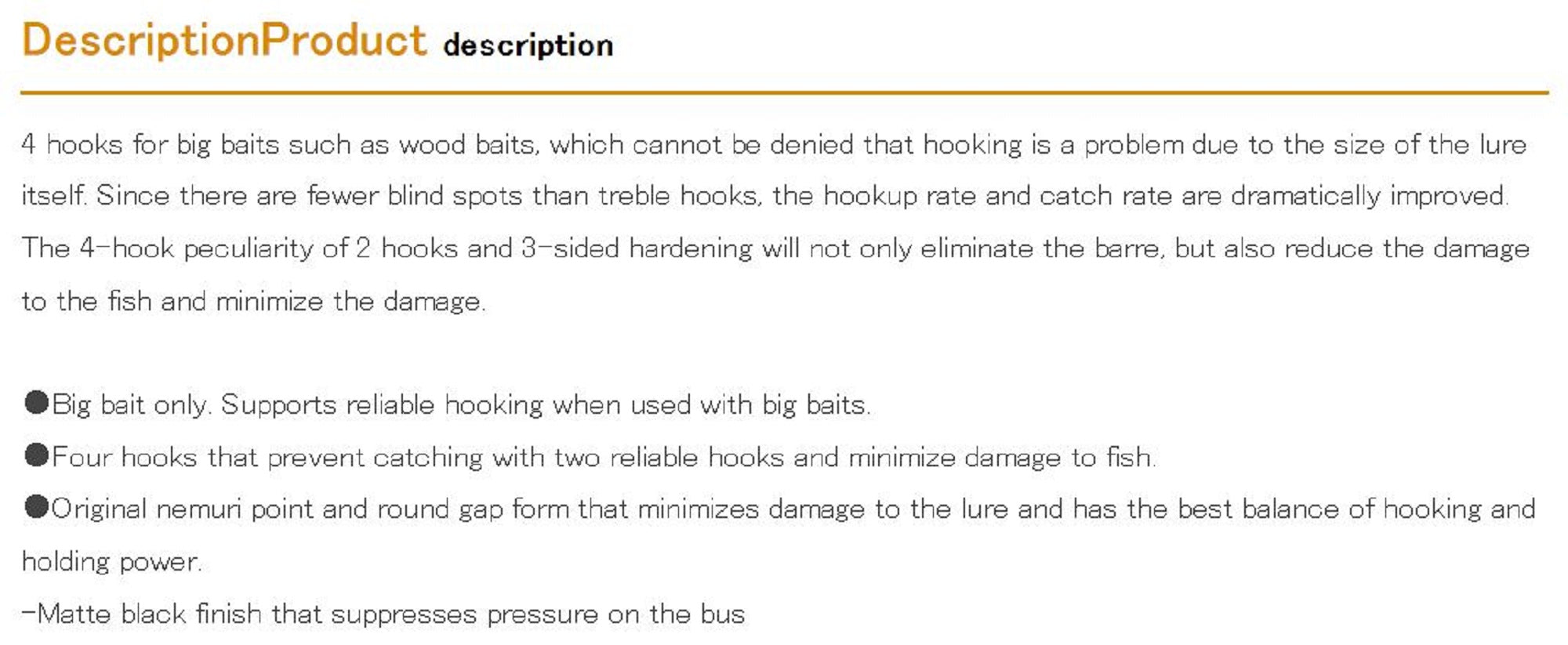 Decoy X-S21 Treble Hook 4 Point Strong hooks Size 2 (7011)
