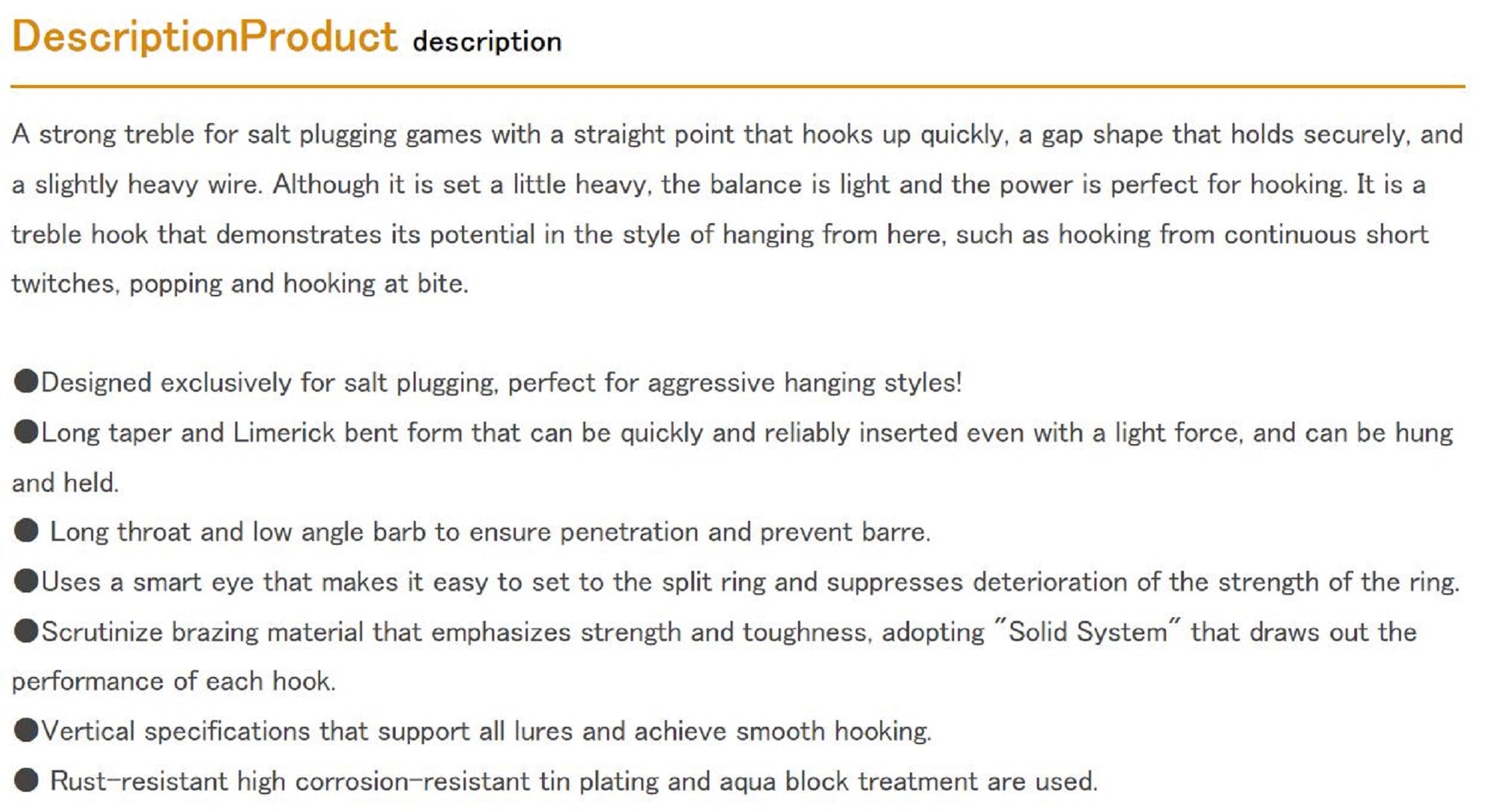 Decoy Y-S81 Treble Hook Heavy Duty Treble Hooks Size 1 (8278)