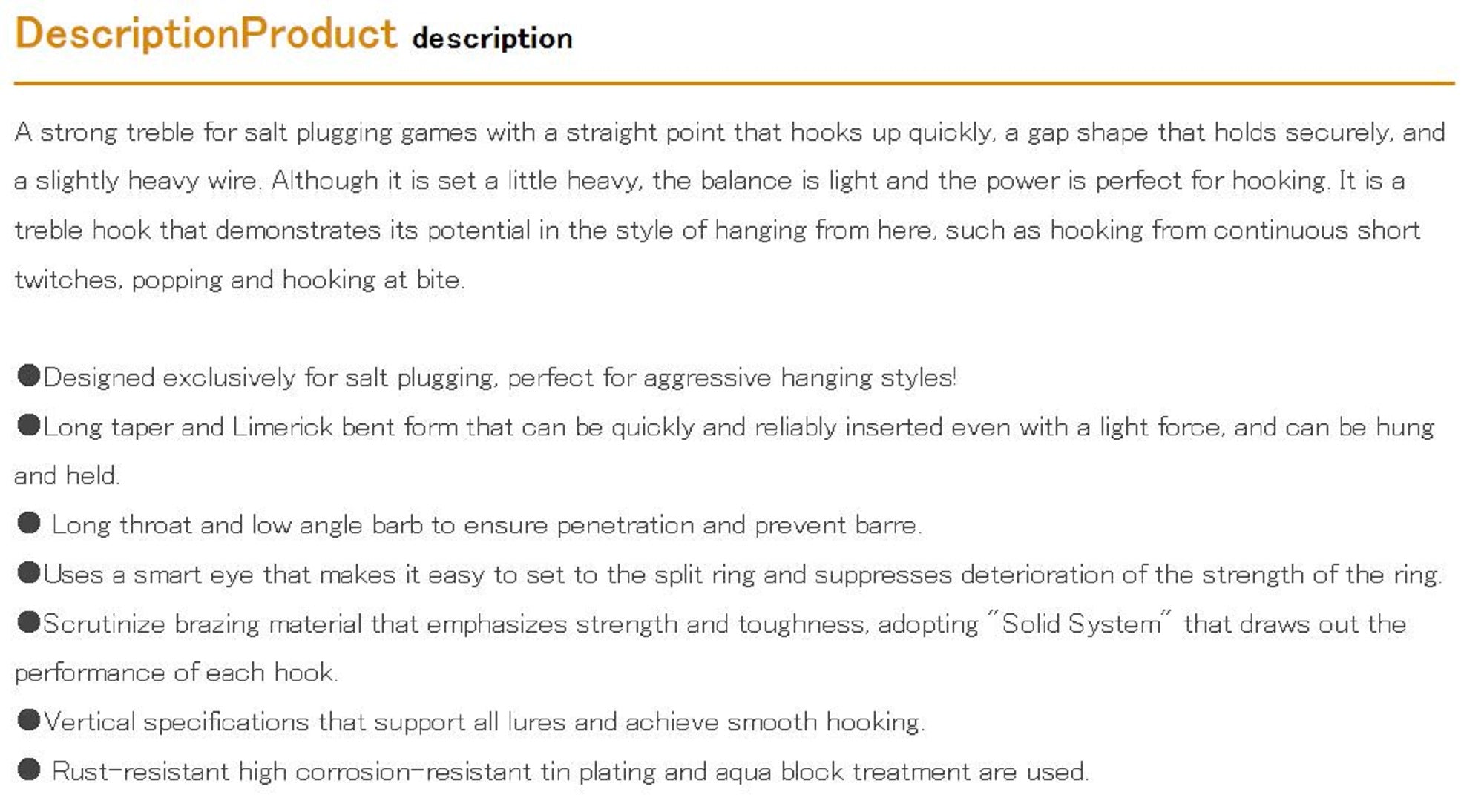 Decoy Y-S81 Treble Hook Heavy Duty Treble Hooks Size 1/0 (8285)