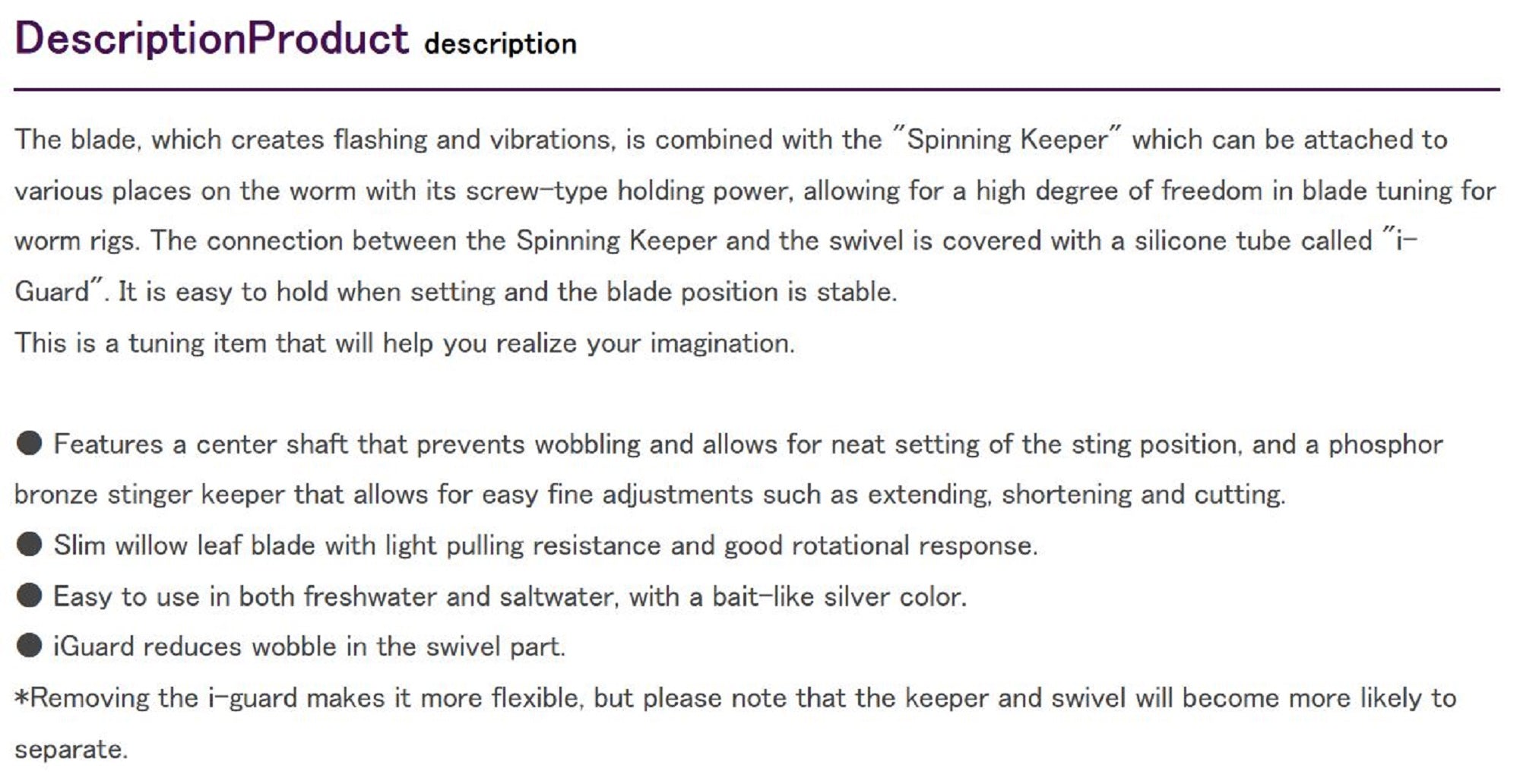 Decoy BL-21S Install Blade WL Size 2 (1025)