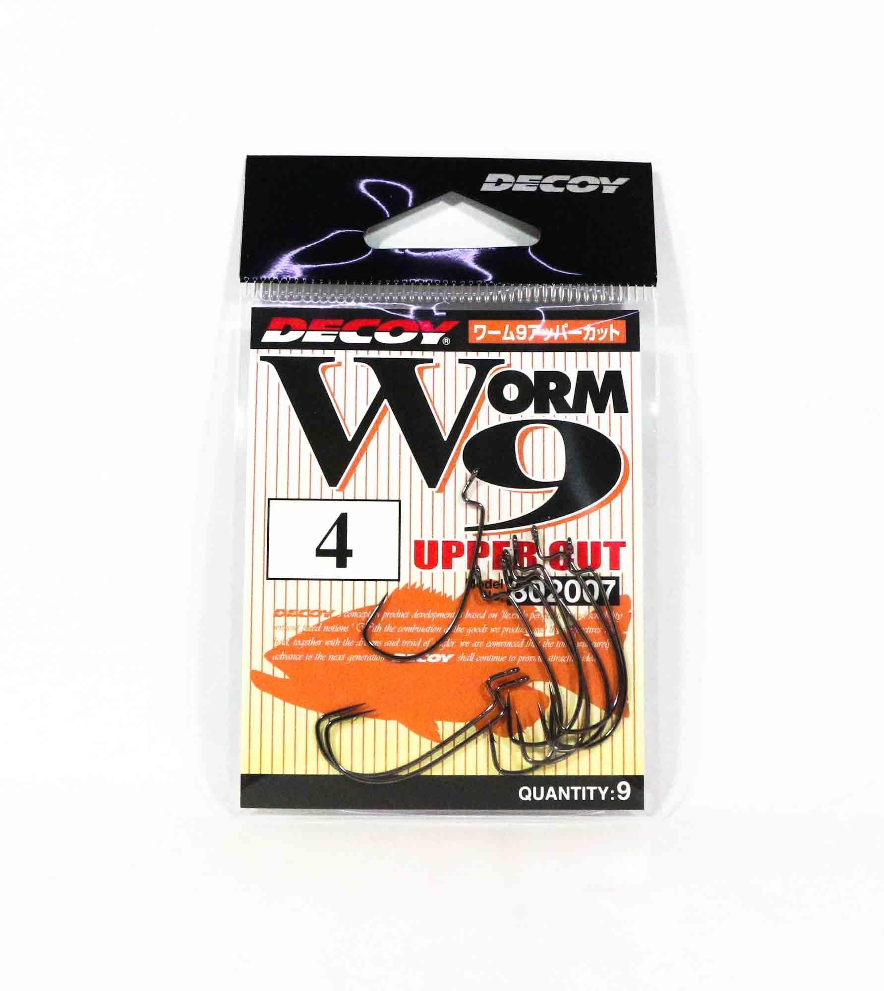 Decoy Worm 9 Upper Cut Worm Hooks Size 4 (2007)
