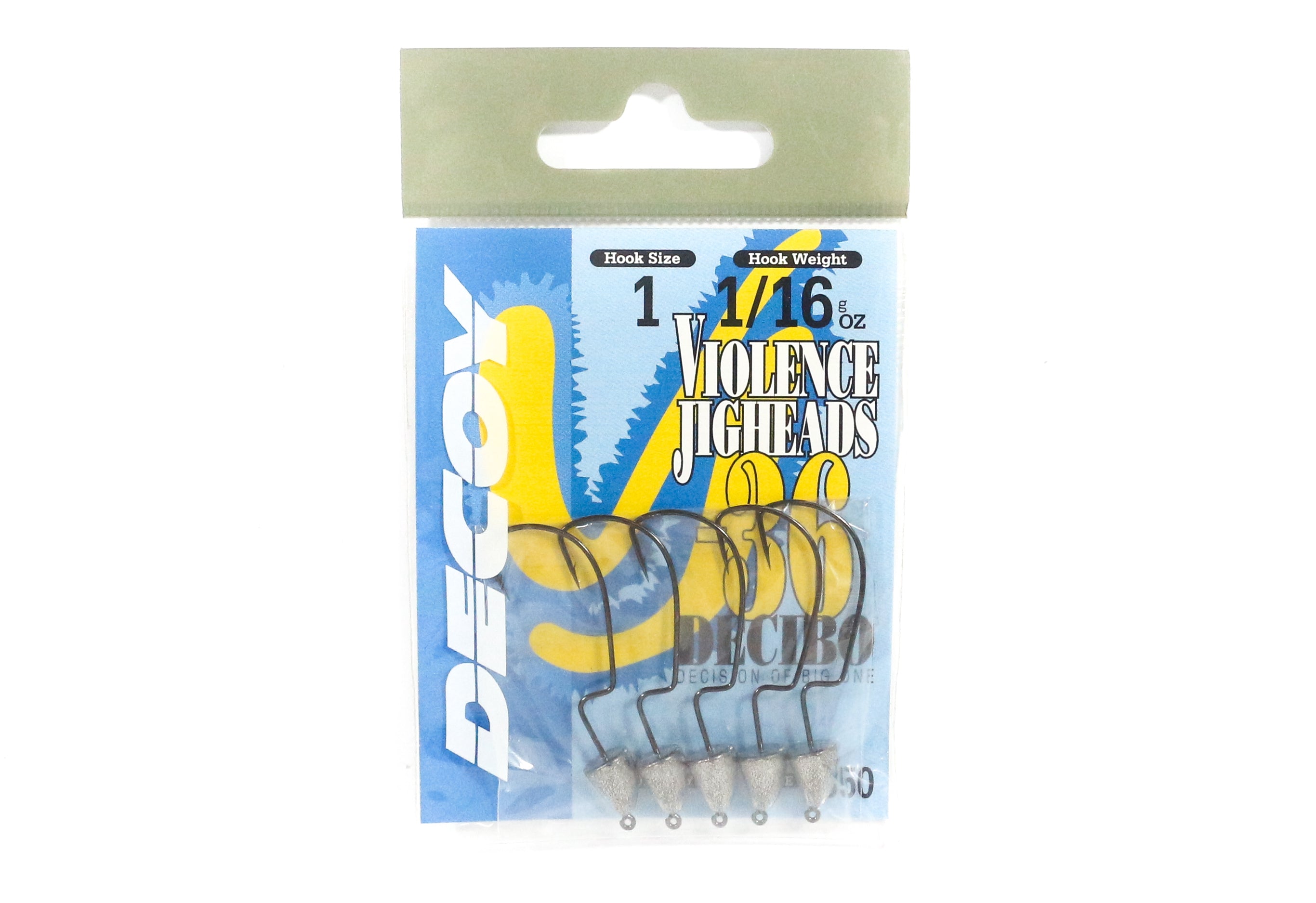 Decoy VJ-36 Jig Head Decibo Worm Hook Jig Head Size 1 , 1/16 oz (5718)
