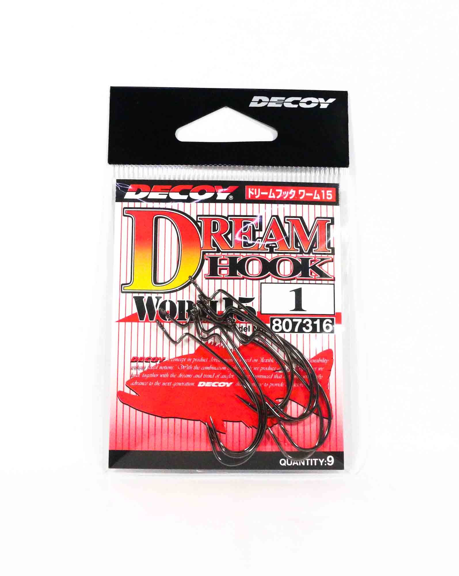 Decoy Worm 15 Dream Hook Size 1 (7316)