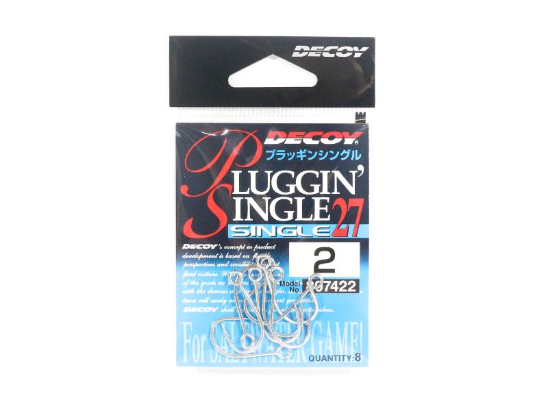 Decoy Single 27 Plugging Lure Hook Size 2 (7422)