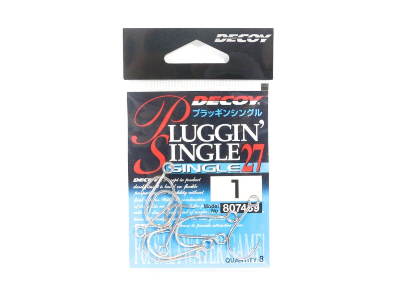 Decoy Single 27 Plugging Lure Hook Size 1 (7439)