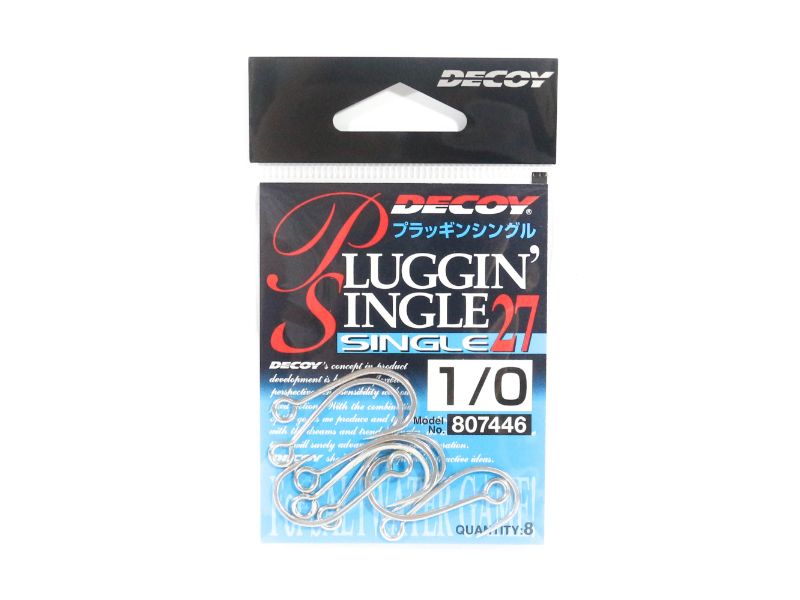 Decoy Single 27 Plugging Lure Hook Size 1/0 (7446)