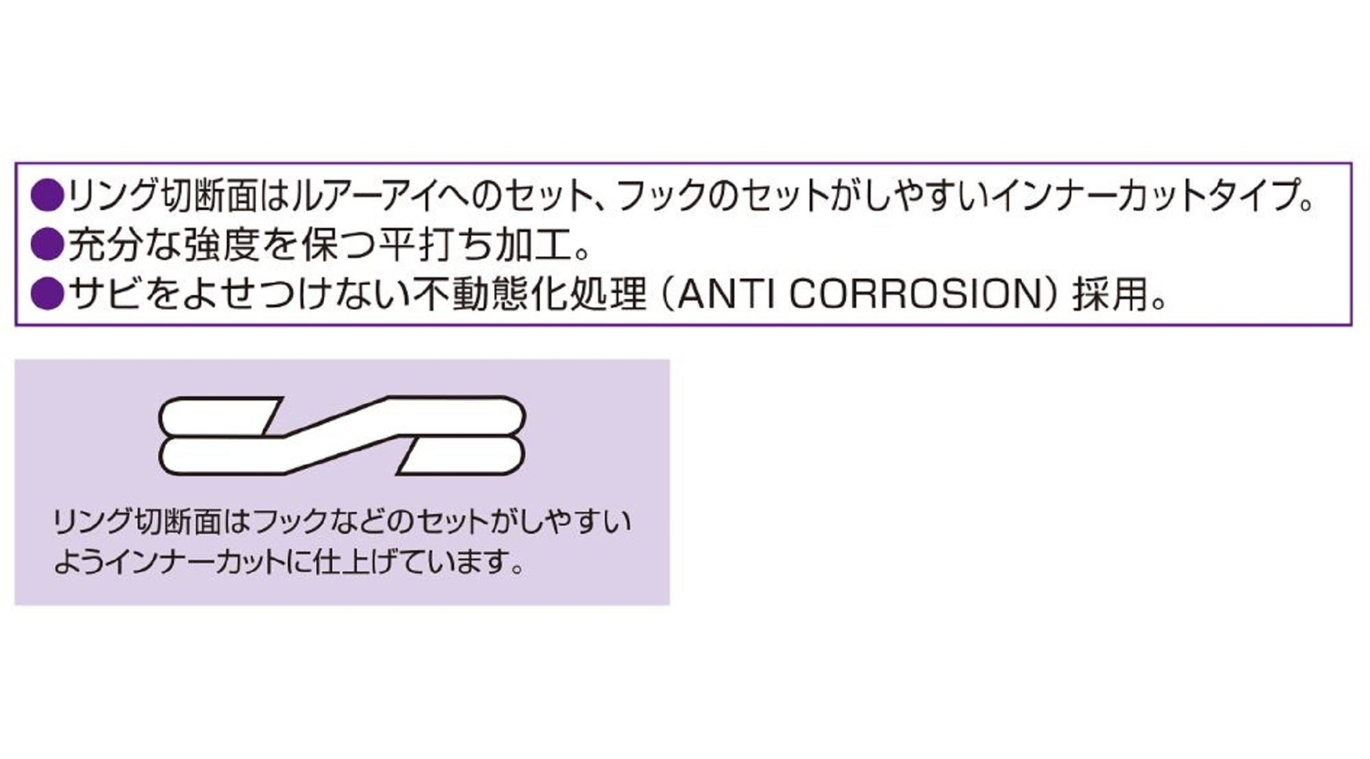 Decoy R-3 Split Rings Medium Class Size 5 (1252)