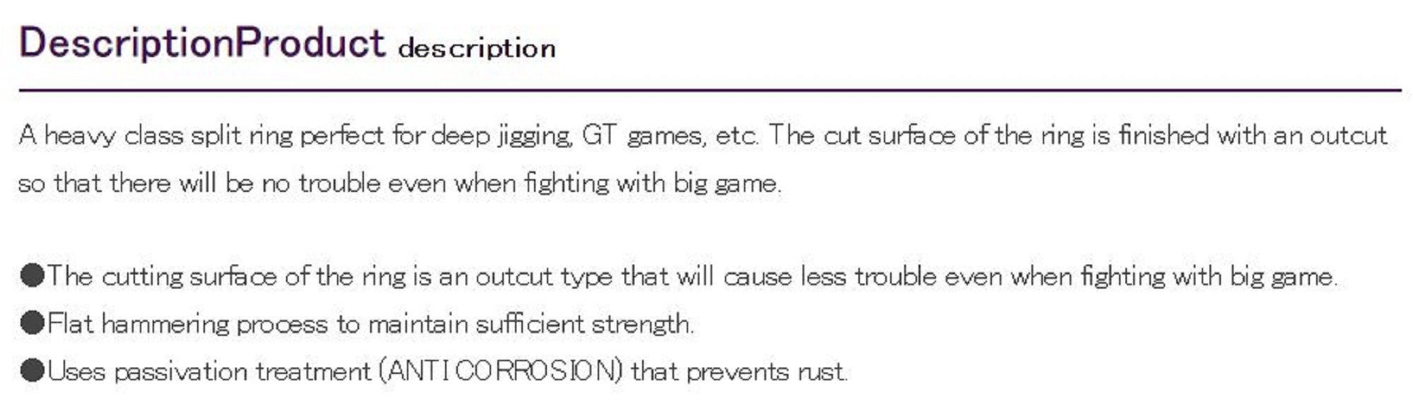 Decoy R-5 Split Rings Heavy Class Size 10 (1306)