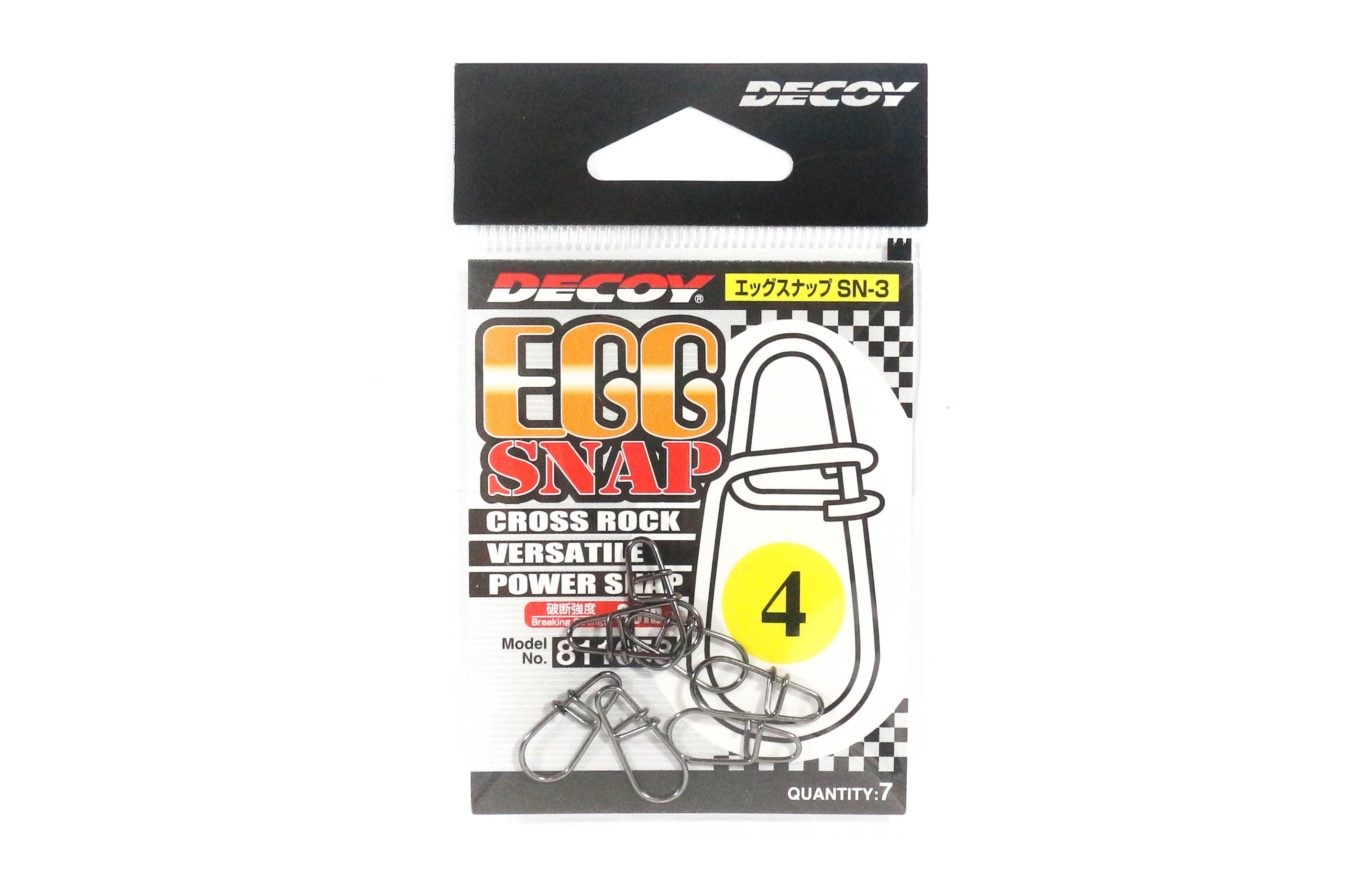 Decoy SN-3 Egg Snap Powerful Cross Lock Snap Size 4 (1658)