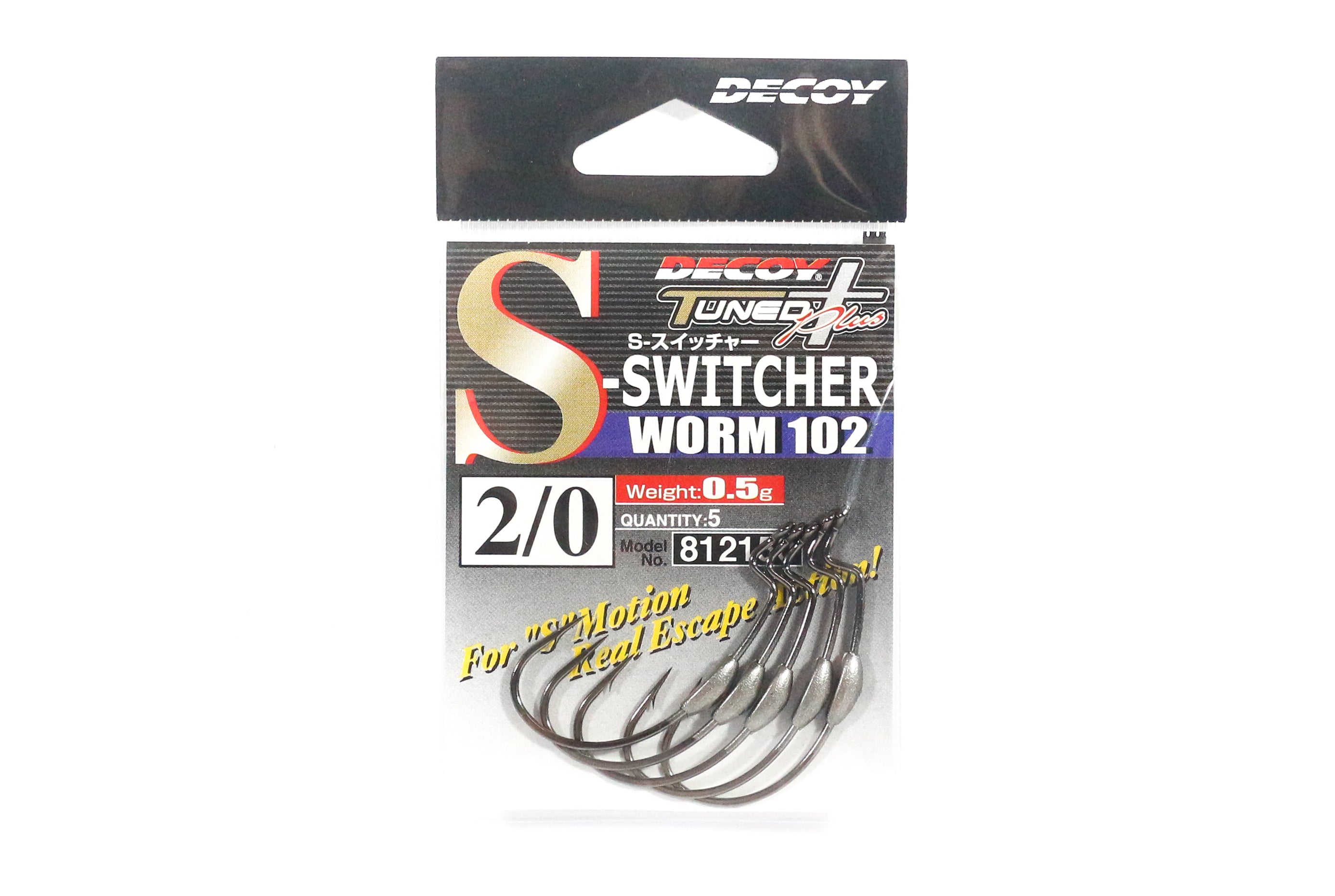 Decoy 102S Switcher Mid Weighted Hooks Size 2/0 , 0.5grams (2150)