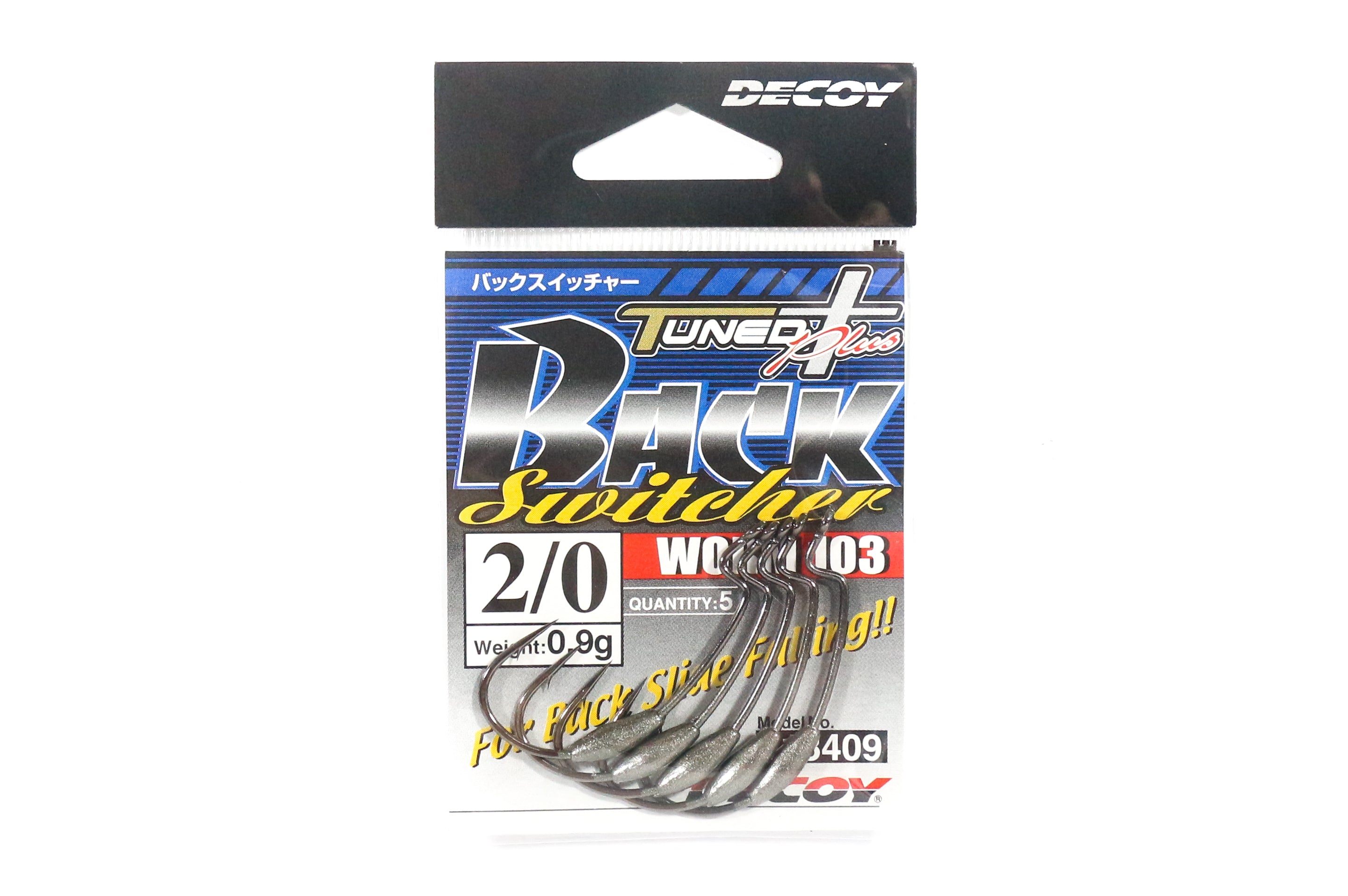 Decoy 103 Back Switcher Rear Weight Hooks Size 2/0 0.9grams (3409)
