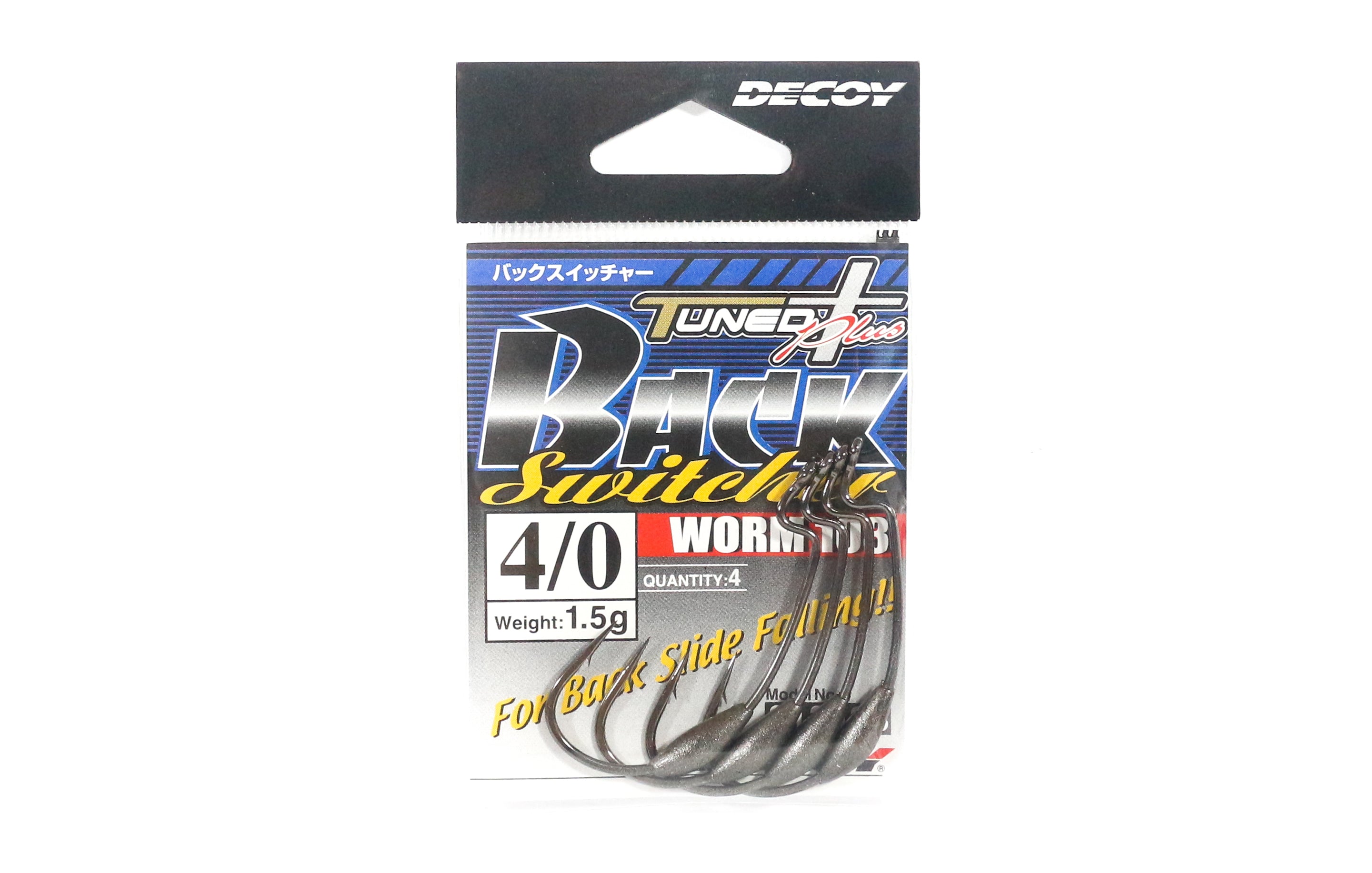 Decoy 103 Back Switcher Rear Weight Hooks Size 4/0 1.5grams (3423)