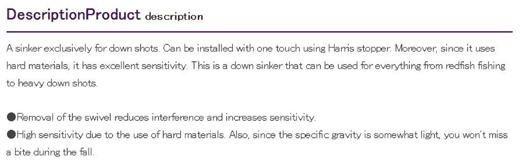 Decoy DS-1 Sinker Type Kotsu Kun Size 3/64 oz (4017)