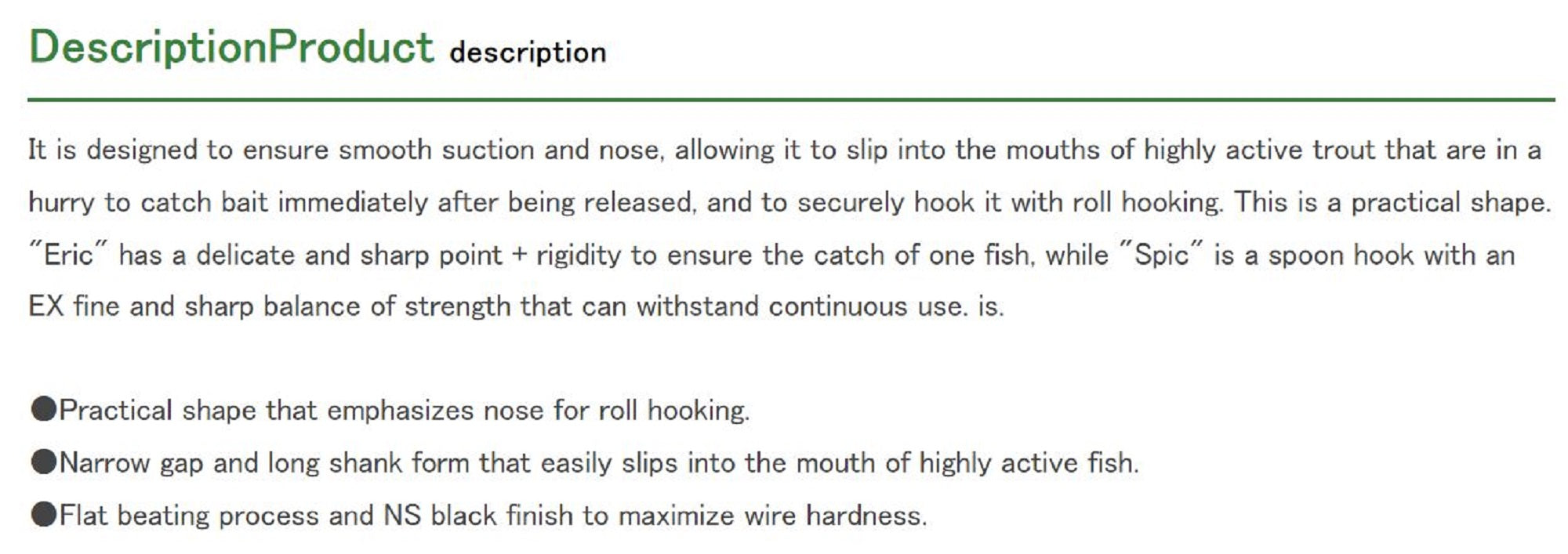 Decoy AH-6 Spic Area Plugging Single Lure Hooks Size 10 (4154)