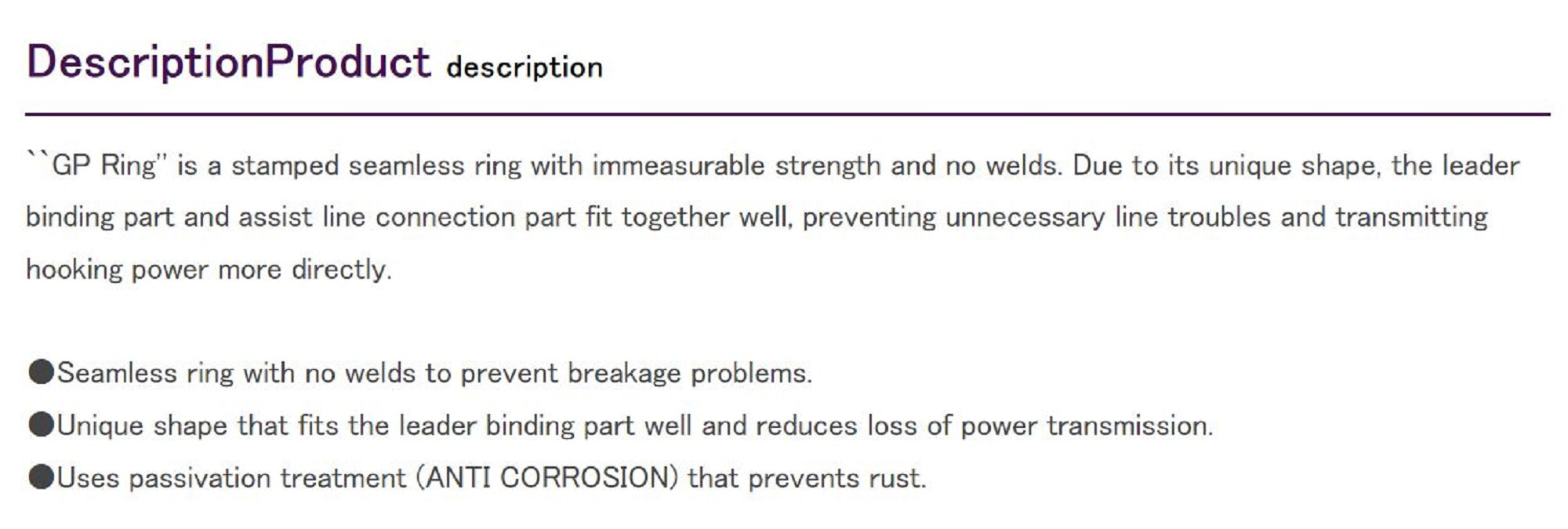 Decoy R-6 GP Ring Super Strong and Small Solid Rings Size 6 (5069)