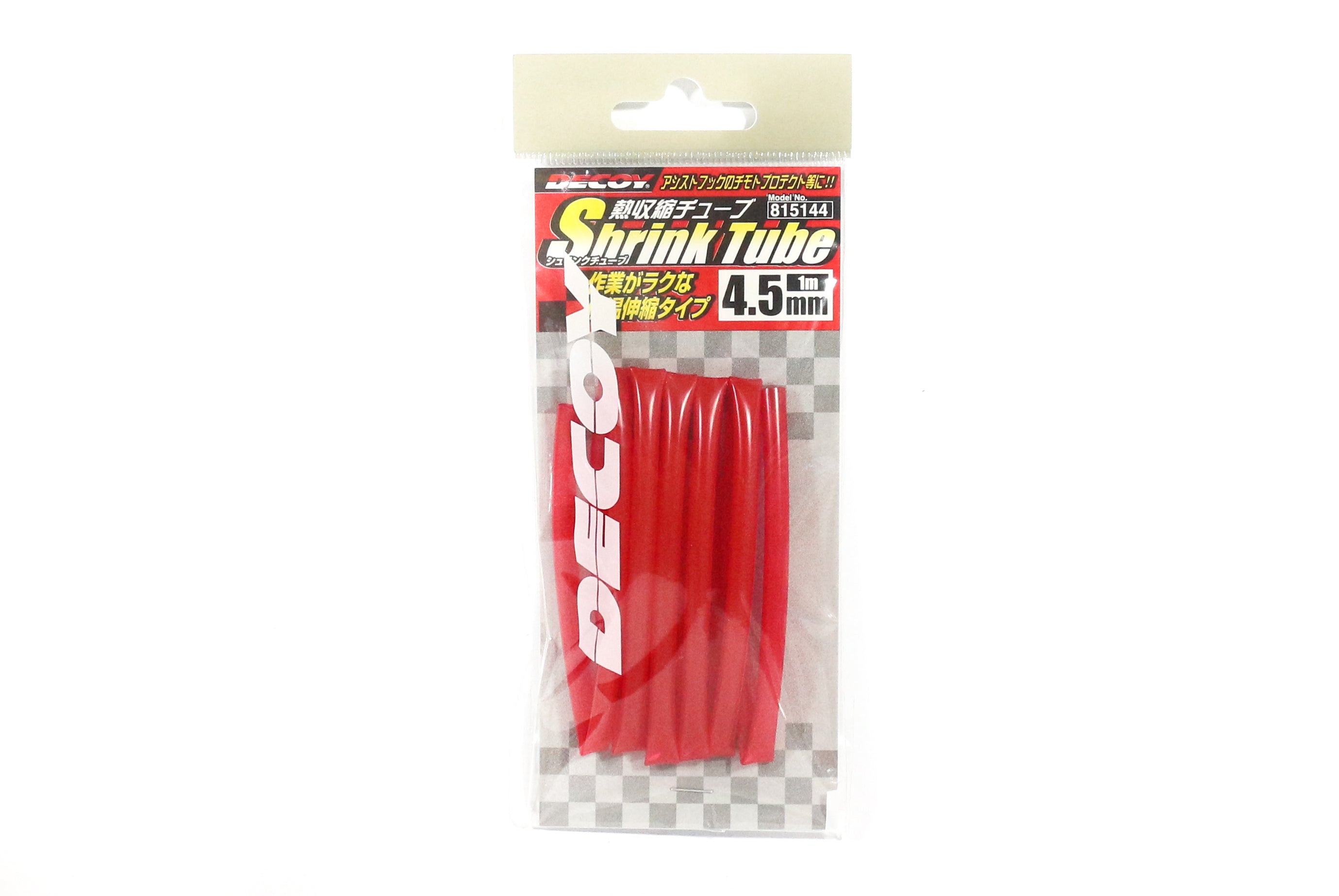 Decoy T-3 Heat Shrink Tube Red Size 4.5 mm (5144)