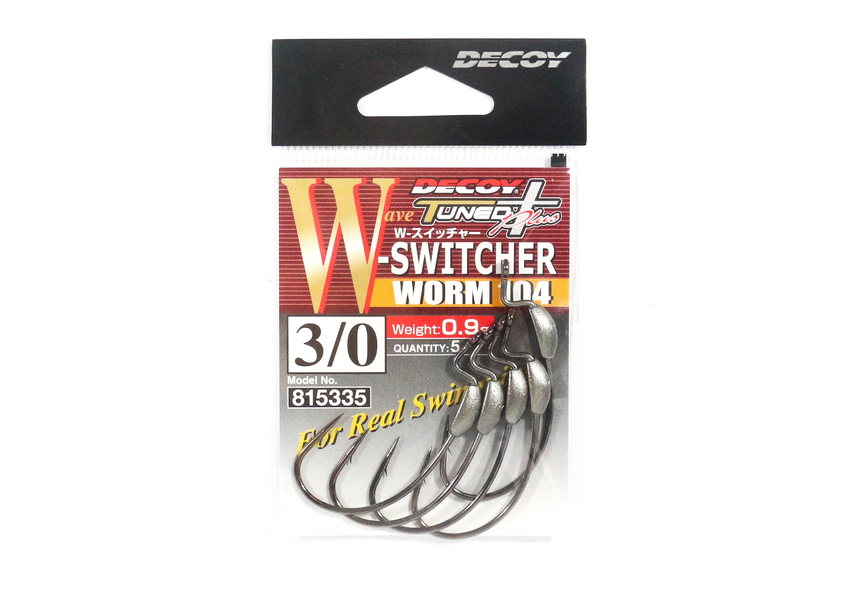Decoy 104W Switcher Front Weight Hooks Size 3/0 , 0.9grams (5335)