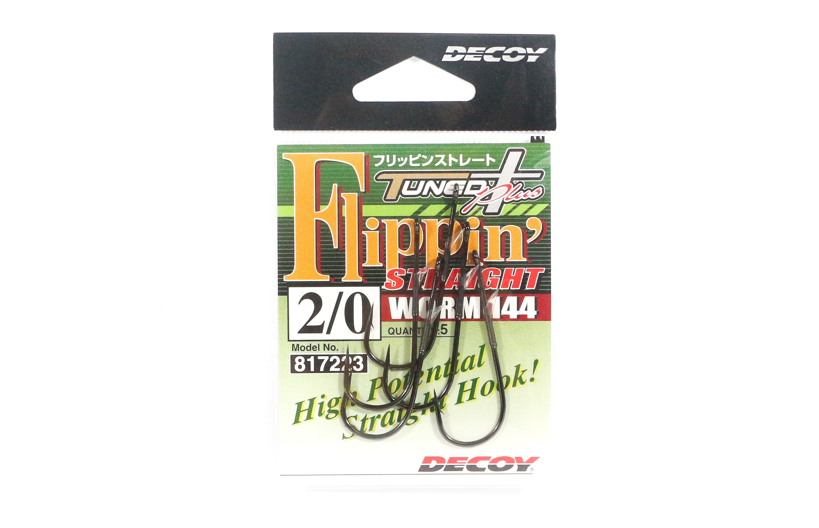 Decoy Worm 144 Flippin' Straight Worm Hooks Size 2/0 (7223)