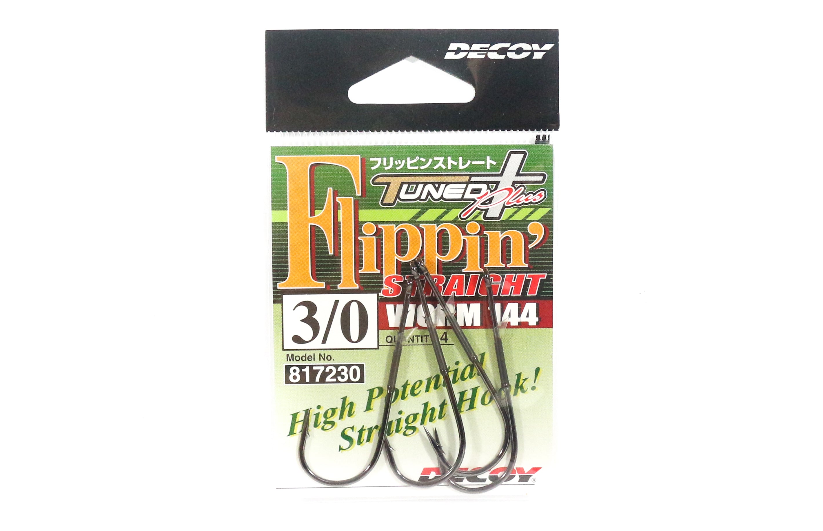 Decoy Worm 144 Flippin' Straight Worm Hooks Size 3/0 (7230)