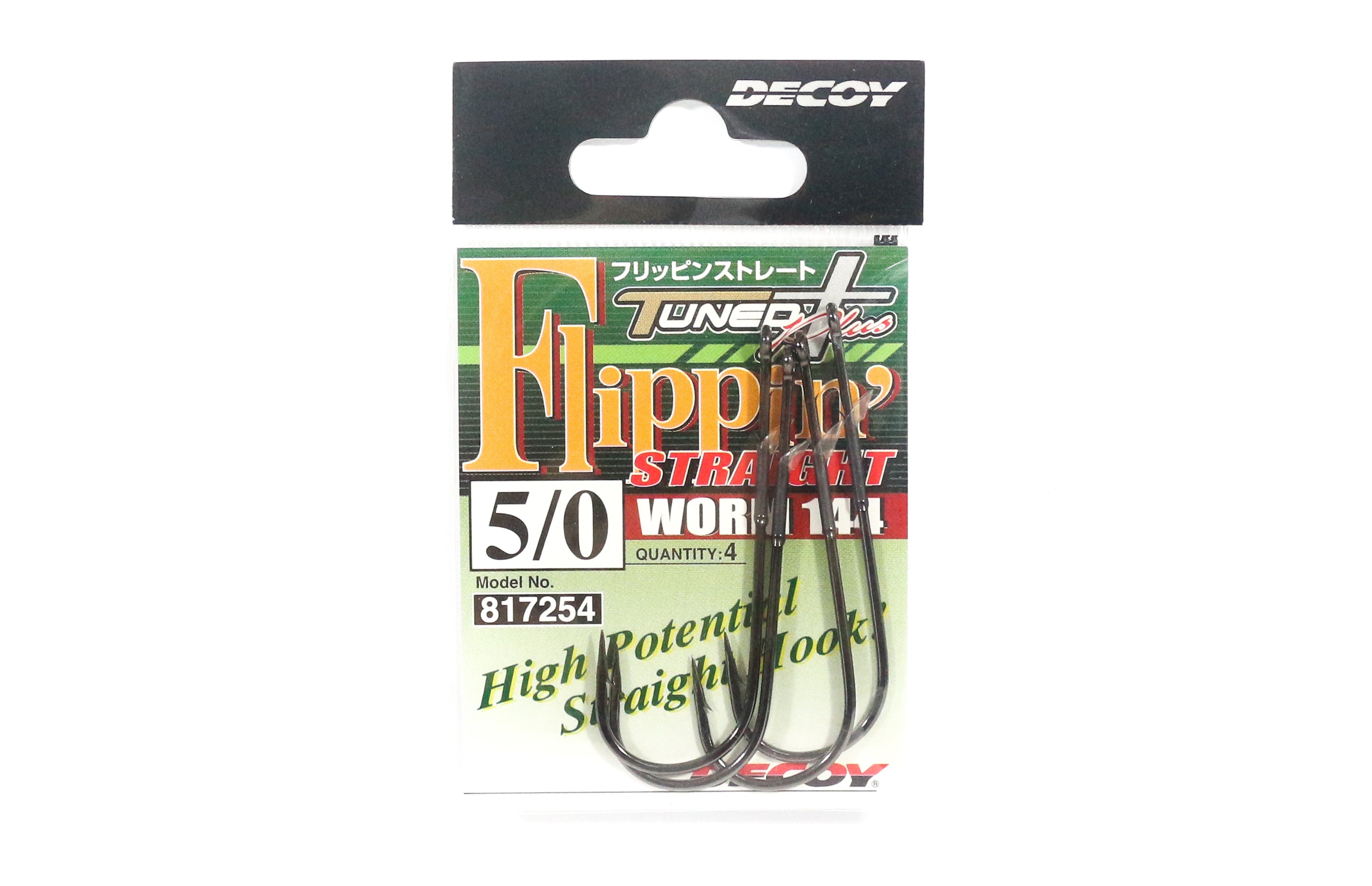 Decoy Worm 144 Flippin' Straight Worm Hooks Size 5/0 (7254)