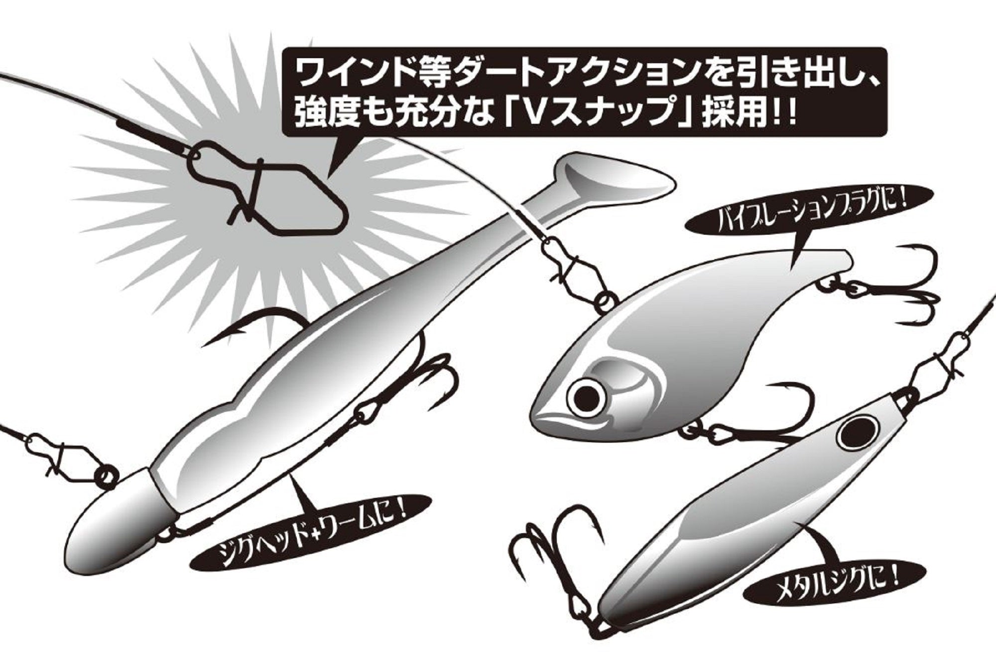 Decoy WL-02 48-7 cm Wire Short Leader Size 2 Snap (7308)