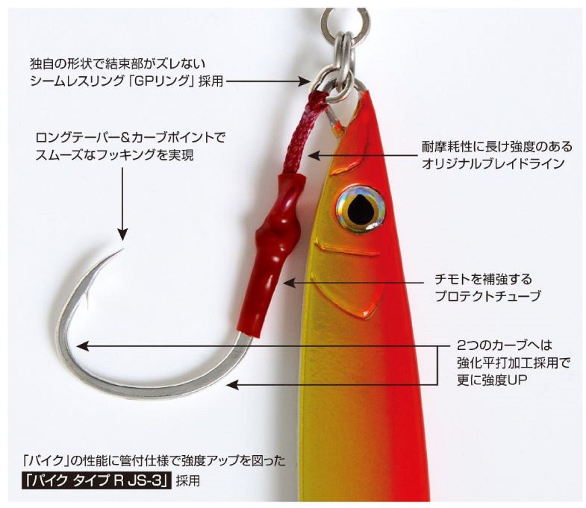 Decoy DJ-100 Grand Pike Assist Hooks Size 3/0 (8824)