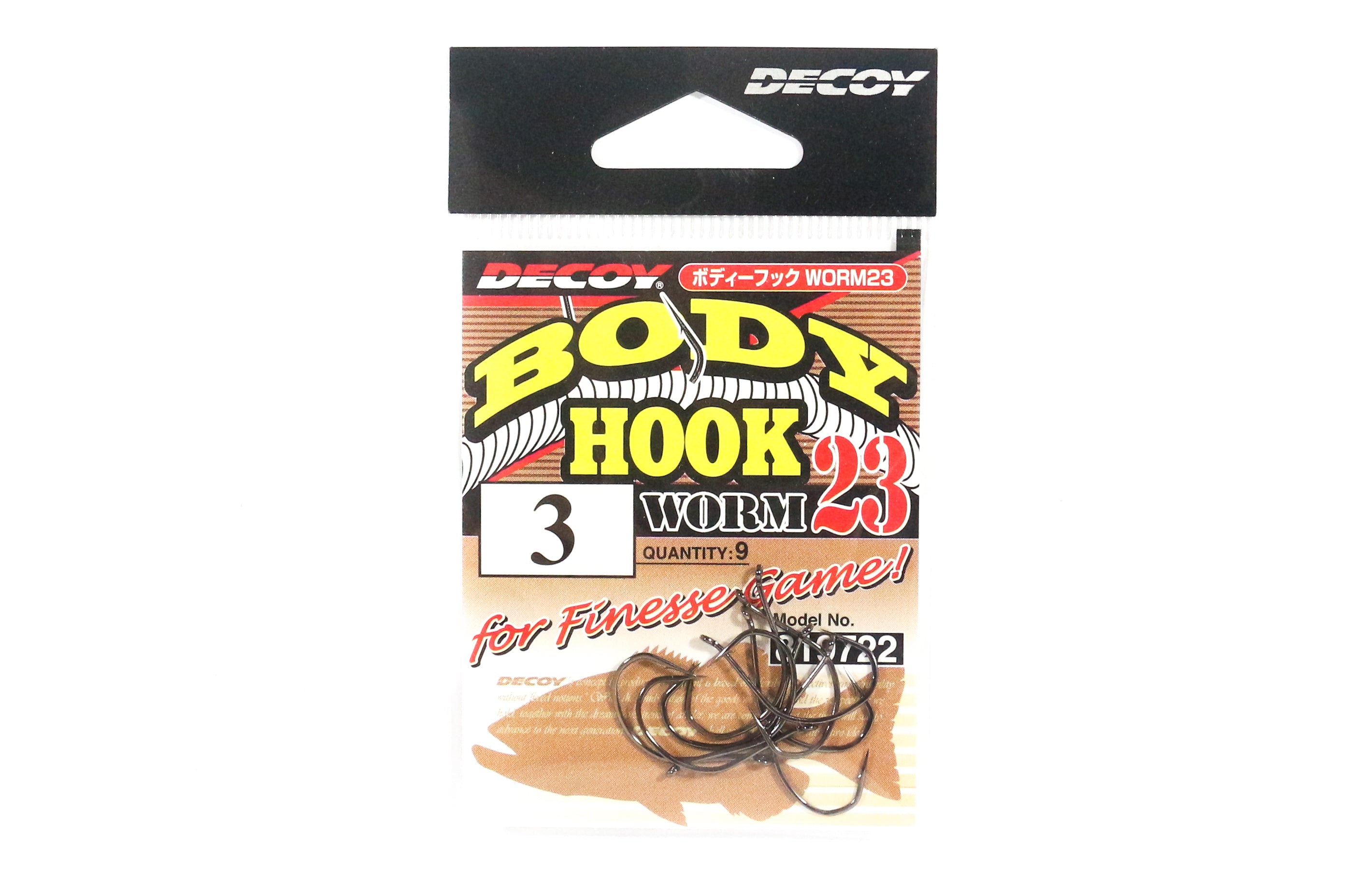 Decoy Worm 23 Body Hook for Wacky Rig Size 3 (9722)