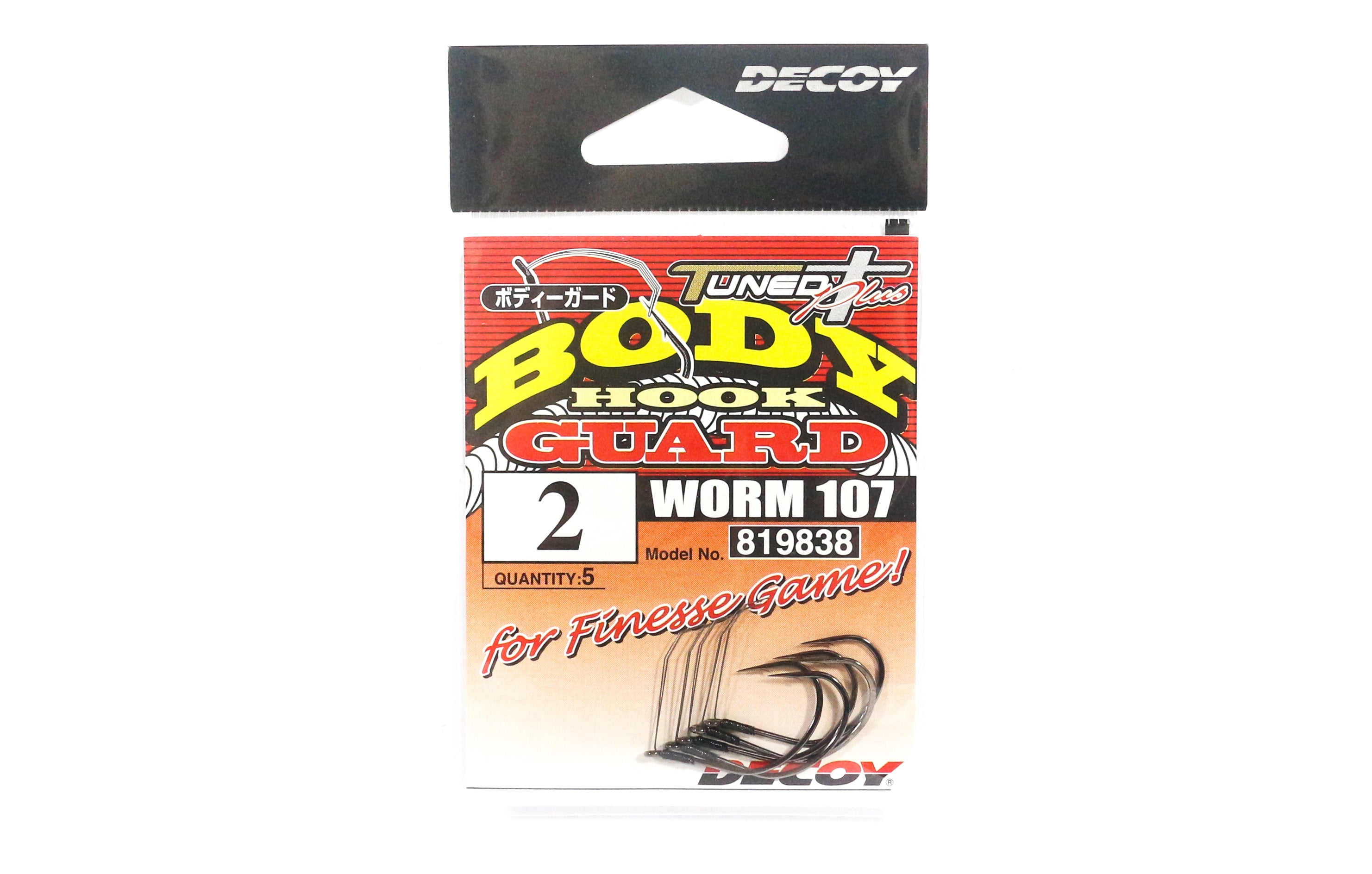Decoy Worm 107 Body Guard Hook for Wacky Rig Size 2 (9838)