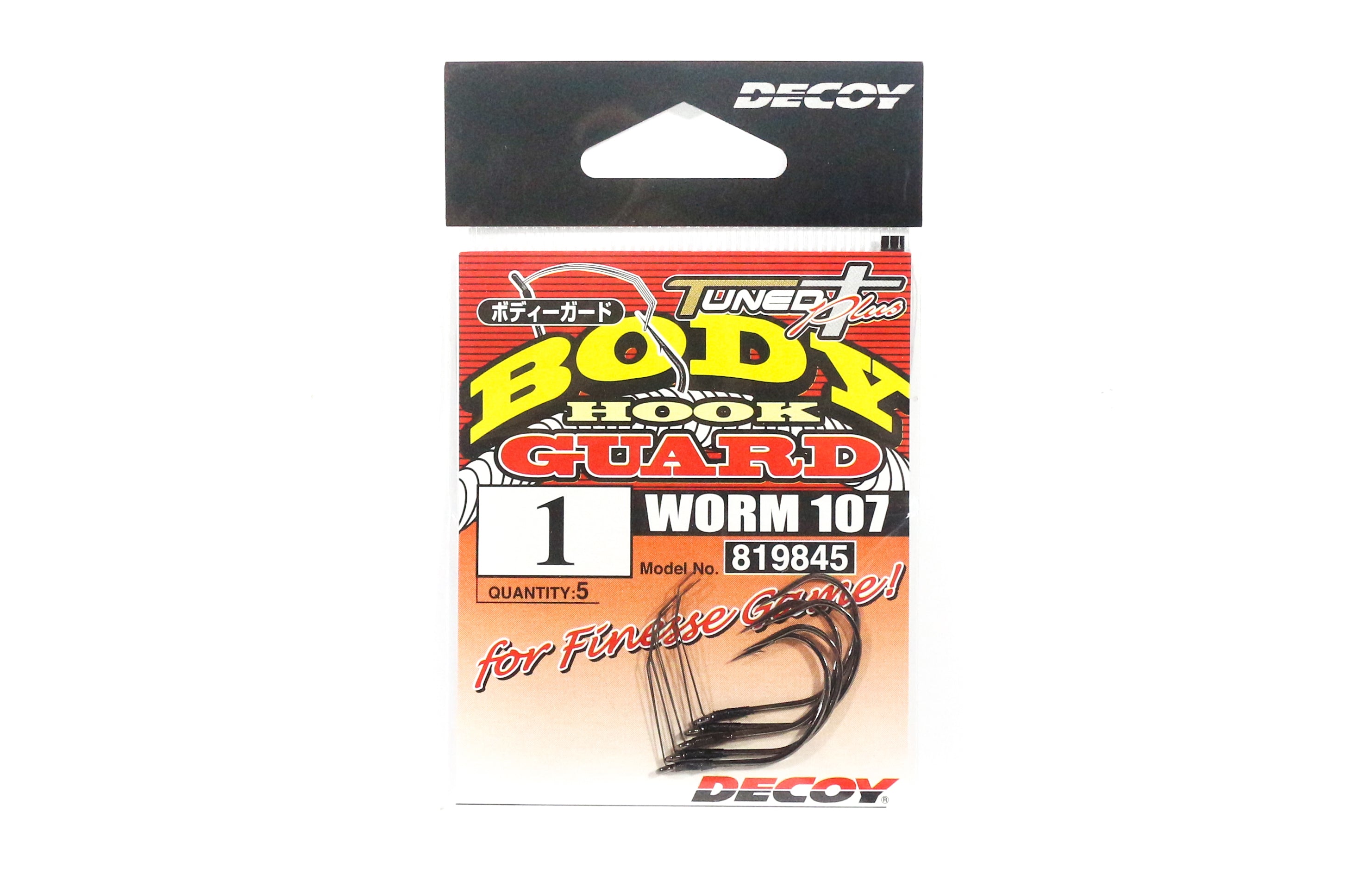 Decoy Worm 107 Body Guard Hook for Wacky Rig Size 1 (9845)