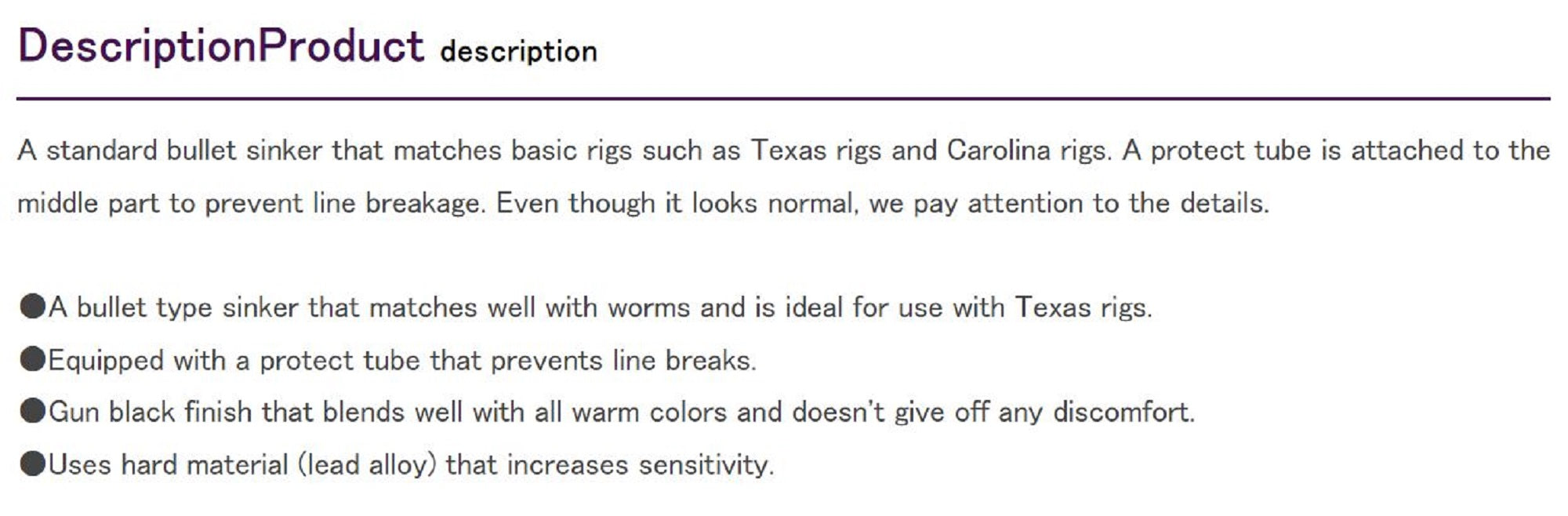 Decoy DS-5 Sinker Type Bullet Size 5 grams (0025)