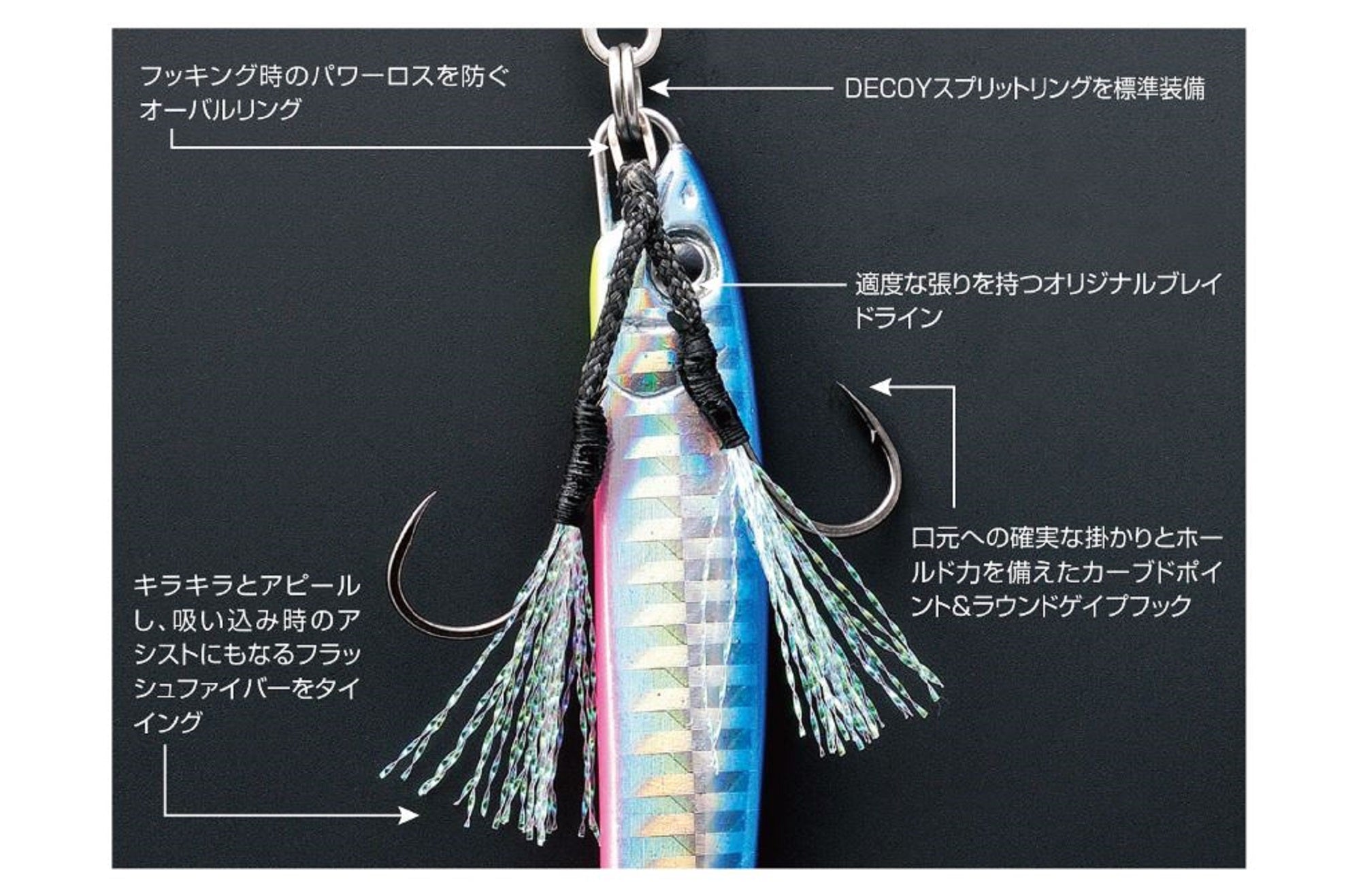 Decoy DJ-92 Fibre Light Assist Hooks Size 1/0 (0759)