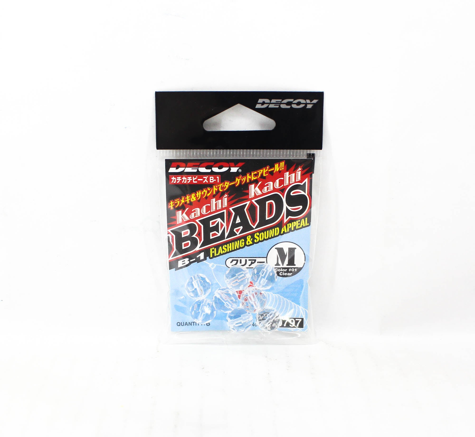 Decoy B-1 Kachi Kachi Beads Clear Size M (0797)