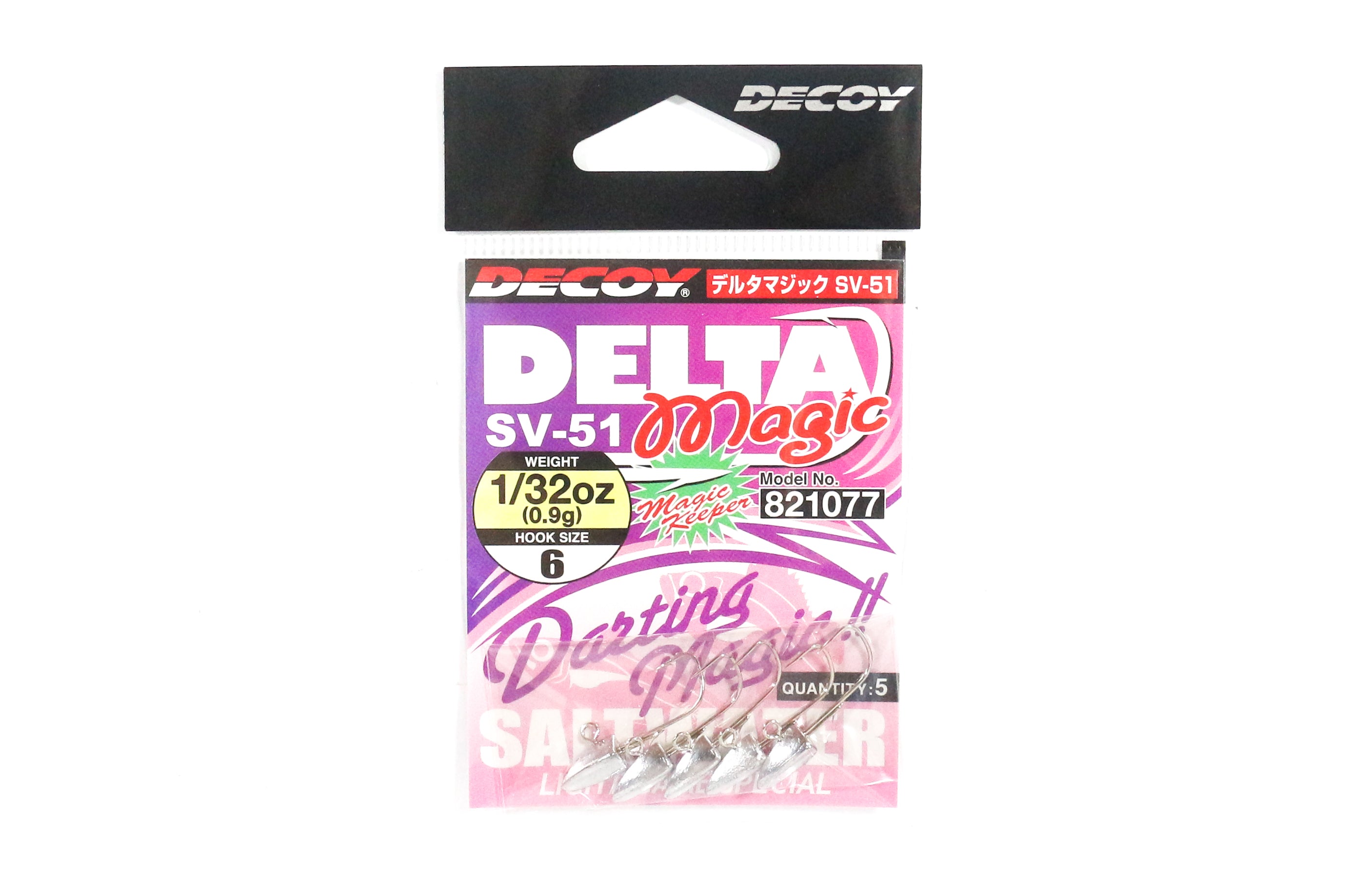 Decoy SV-51 Jig Head Delta Magic Size 6 , 1/32 oz (1077)