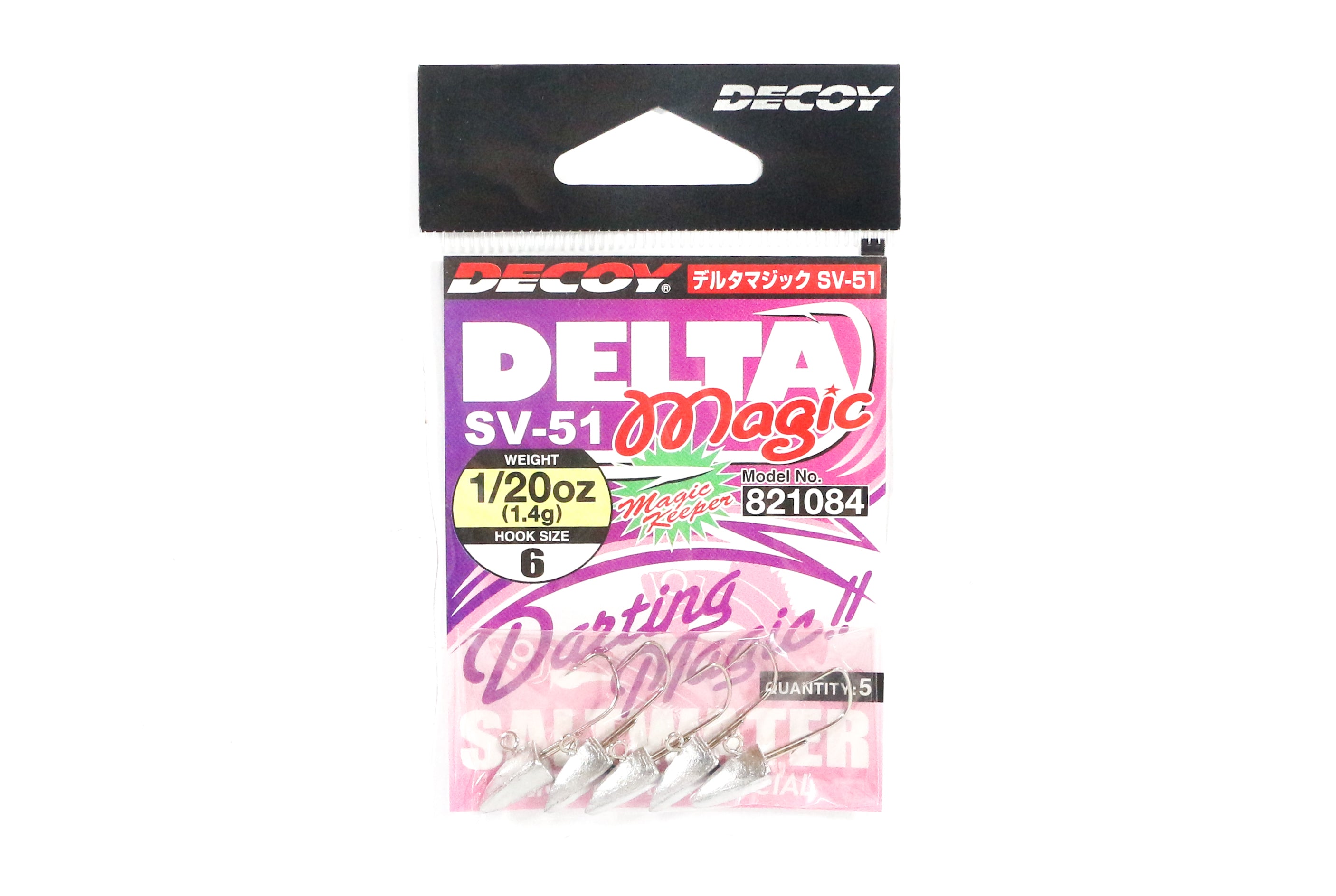 Decoy SV-51 Jig Head Delta Magic Size 6 , 1/20 oz (1084)