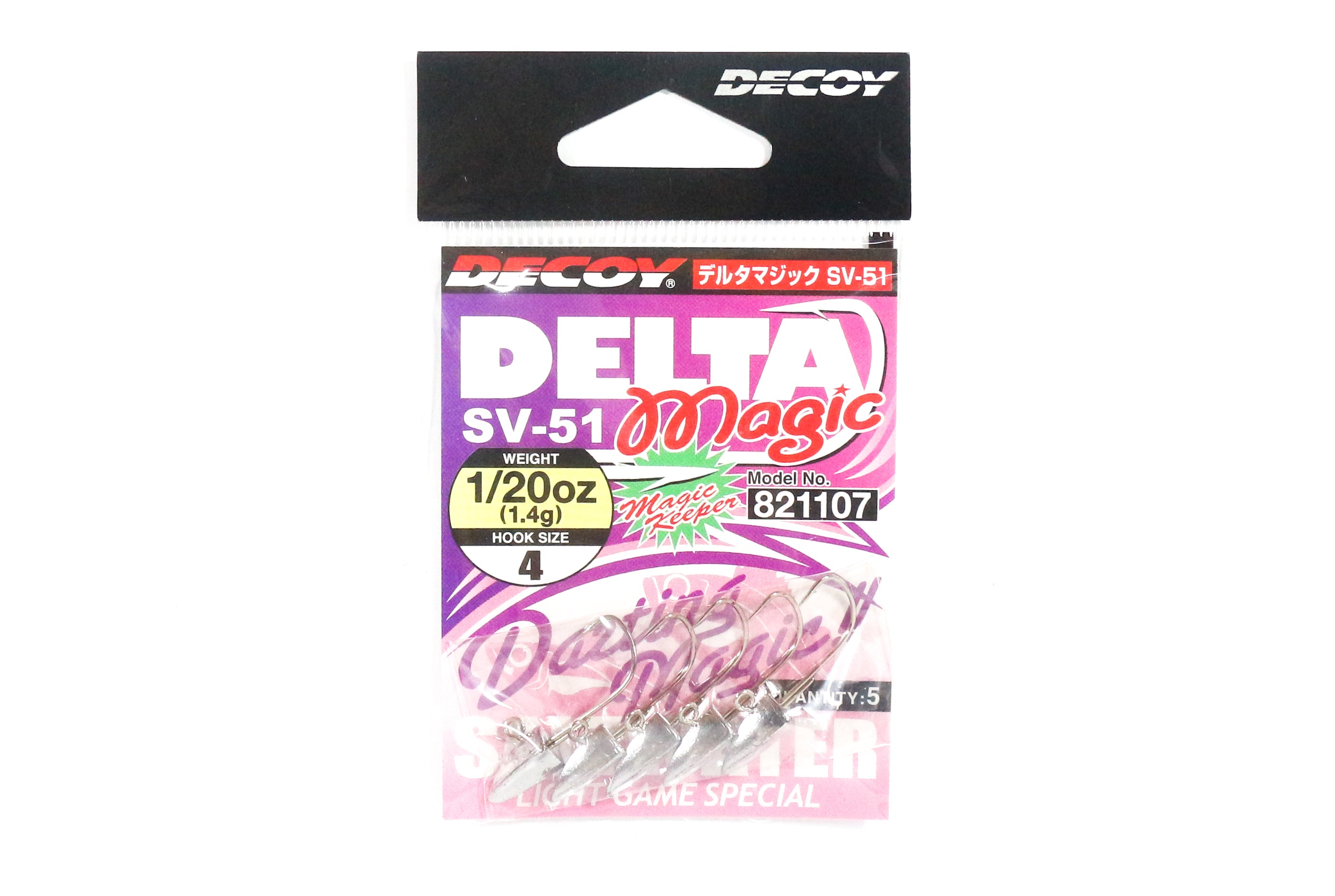 Decoy SV-51 Jig Head Delta Magic Size 4 , 1/20 oz (1107)