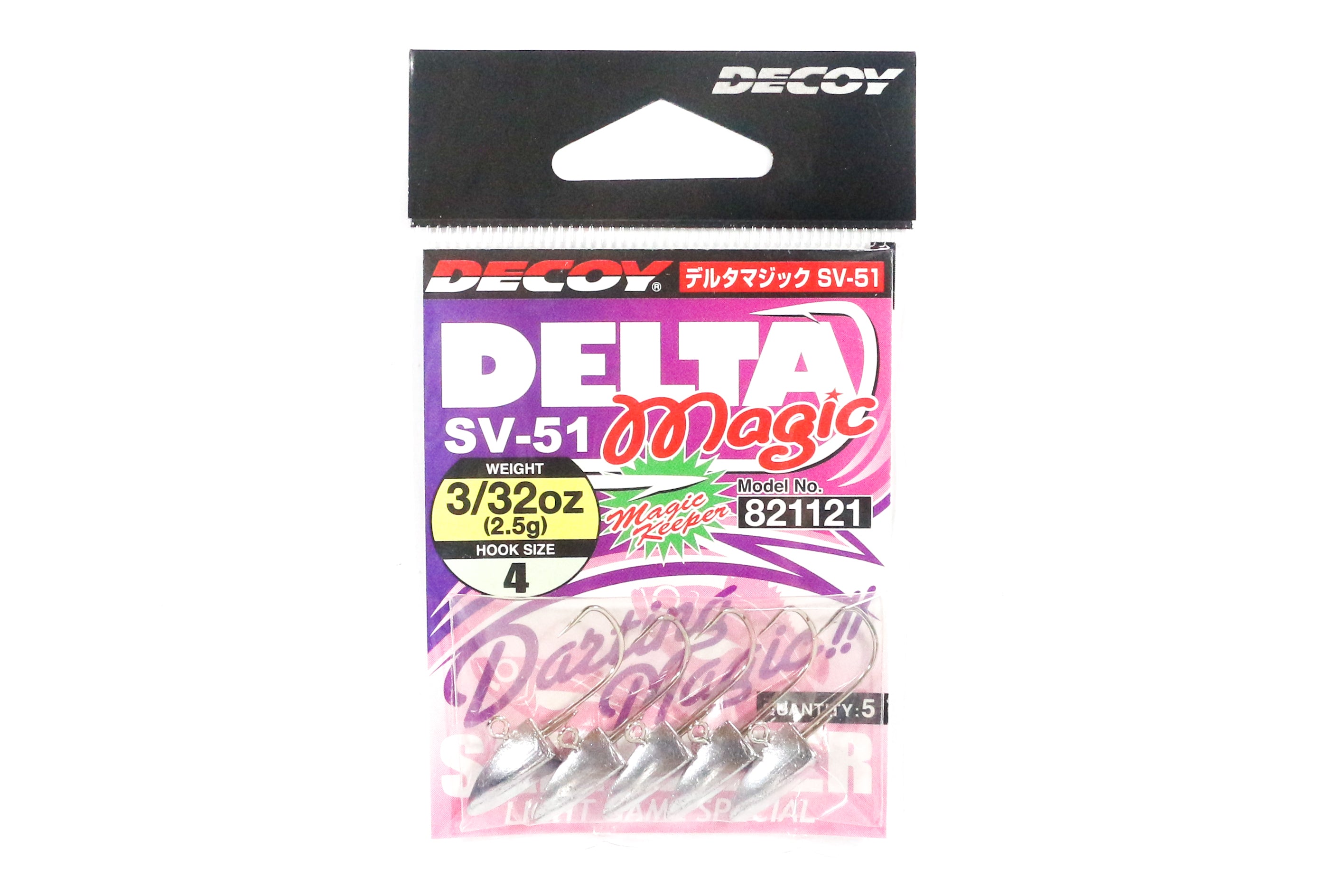 Decoy SV-51 Jig Head Delta Magic Size 4 , 3/32 oz (1121)