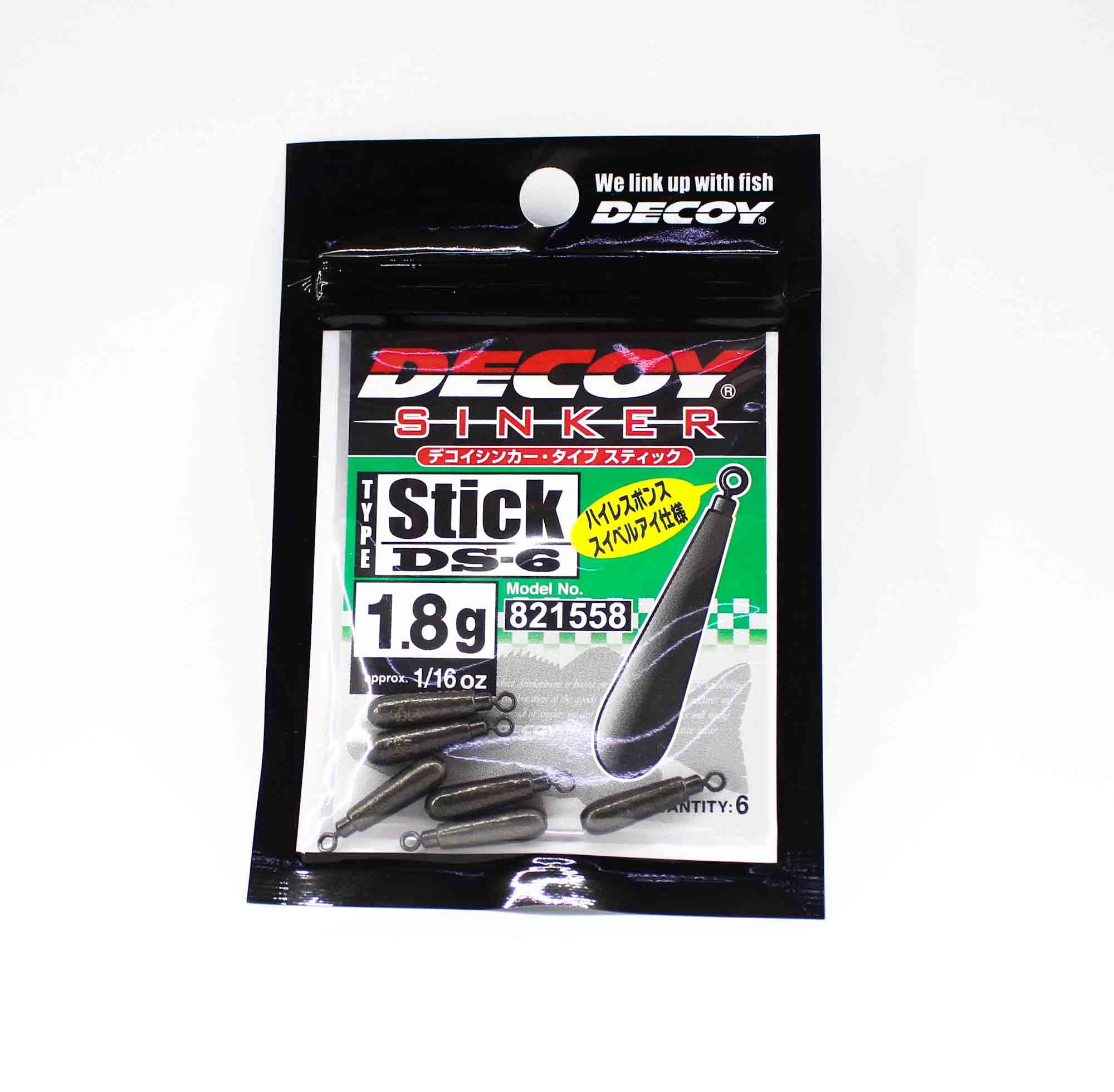 Decoy DS-6 Sinker Stick Size 1.8 grams (1558)