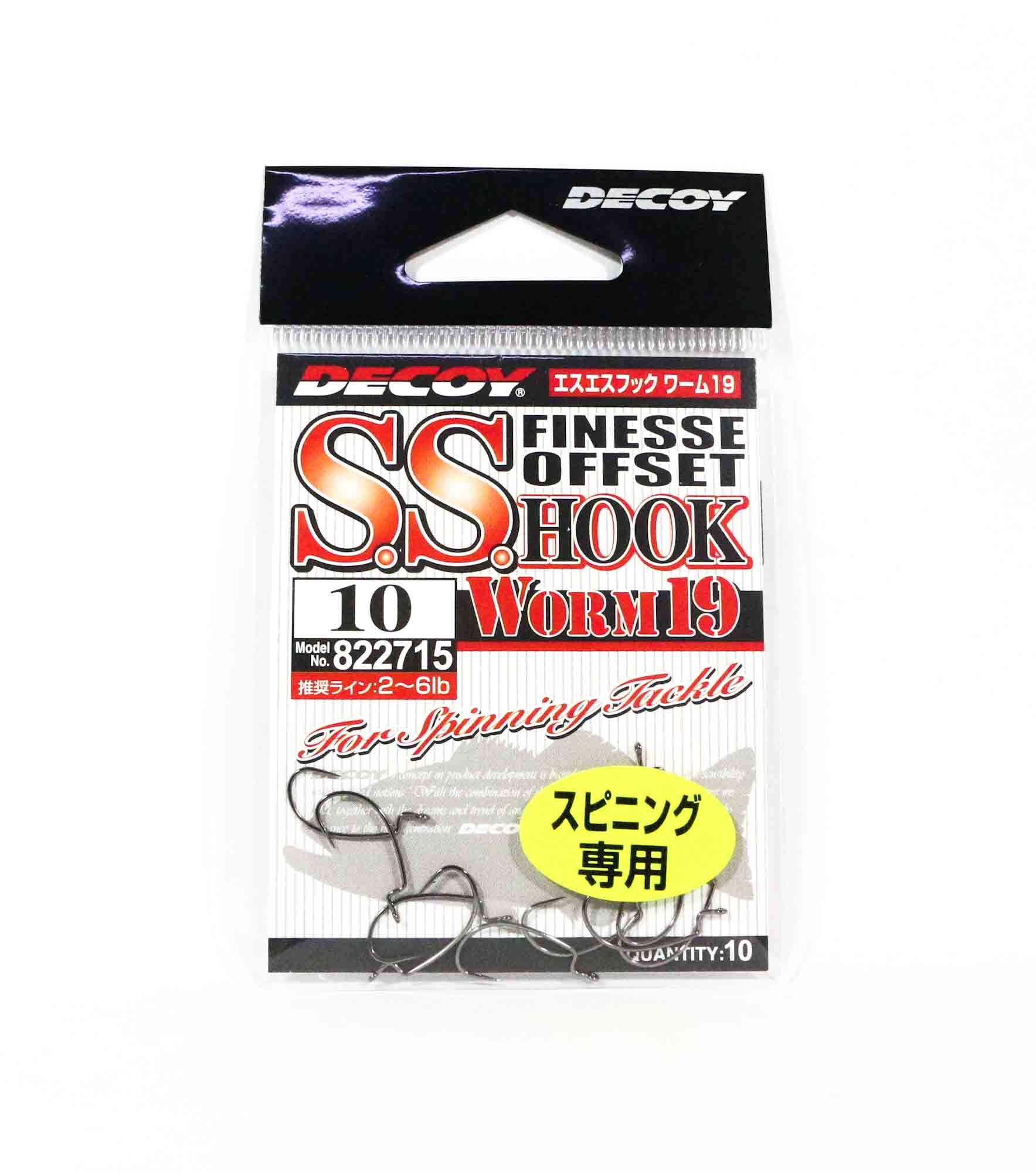 Decoy Worm 19 SS Finese Offset Hook Size 10 (2715)