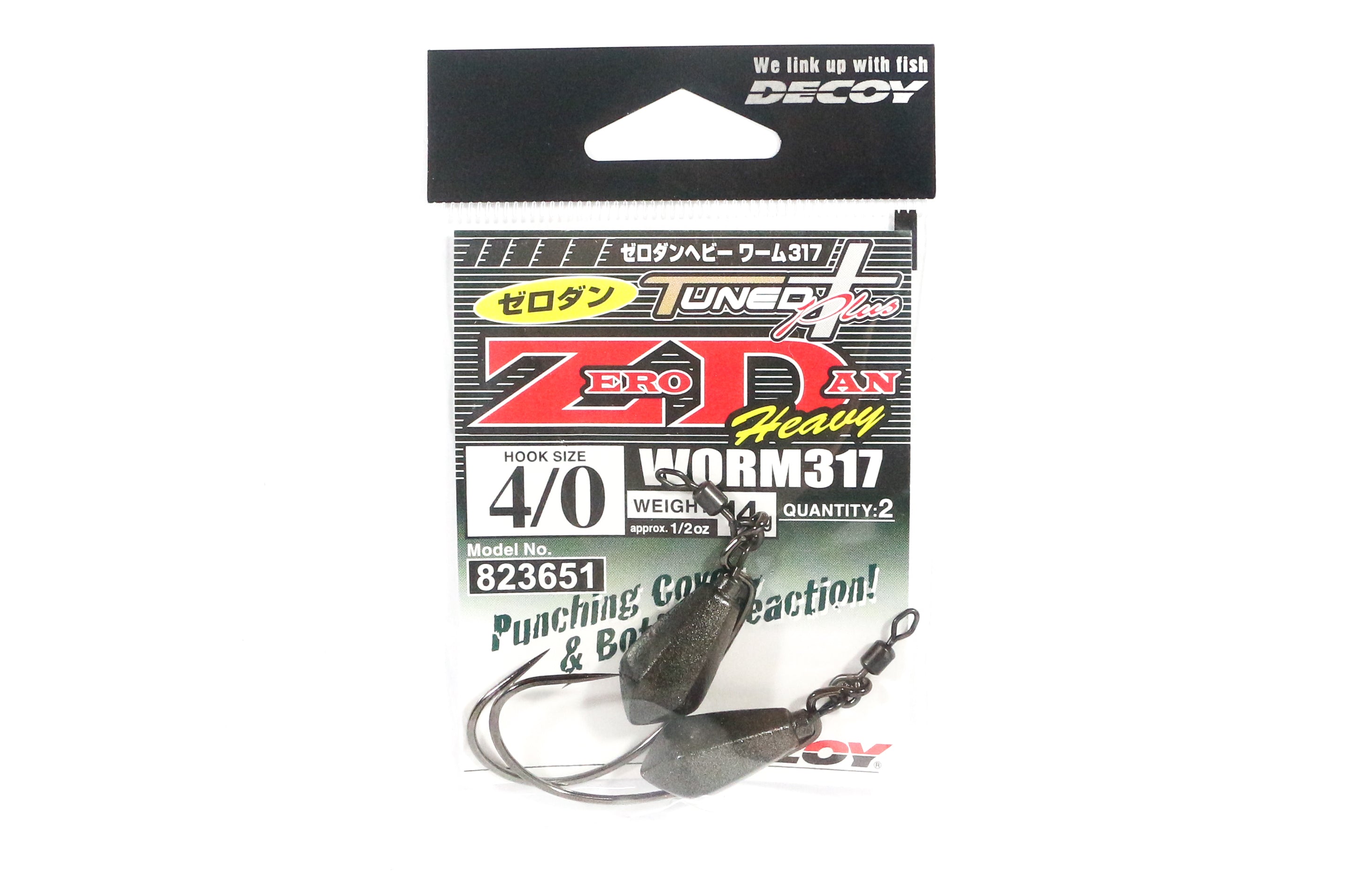 Decoy Worm 317 Zero Dan Heavy Worm Size 4/0 , 14 grams (3651)