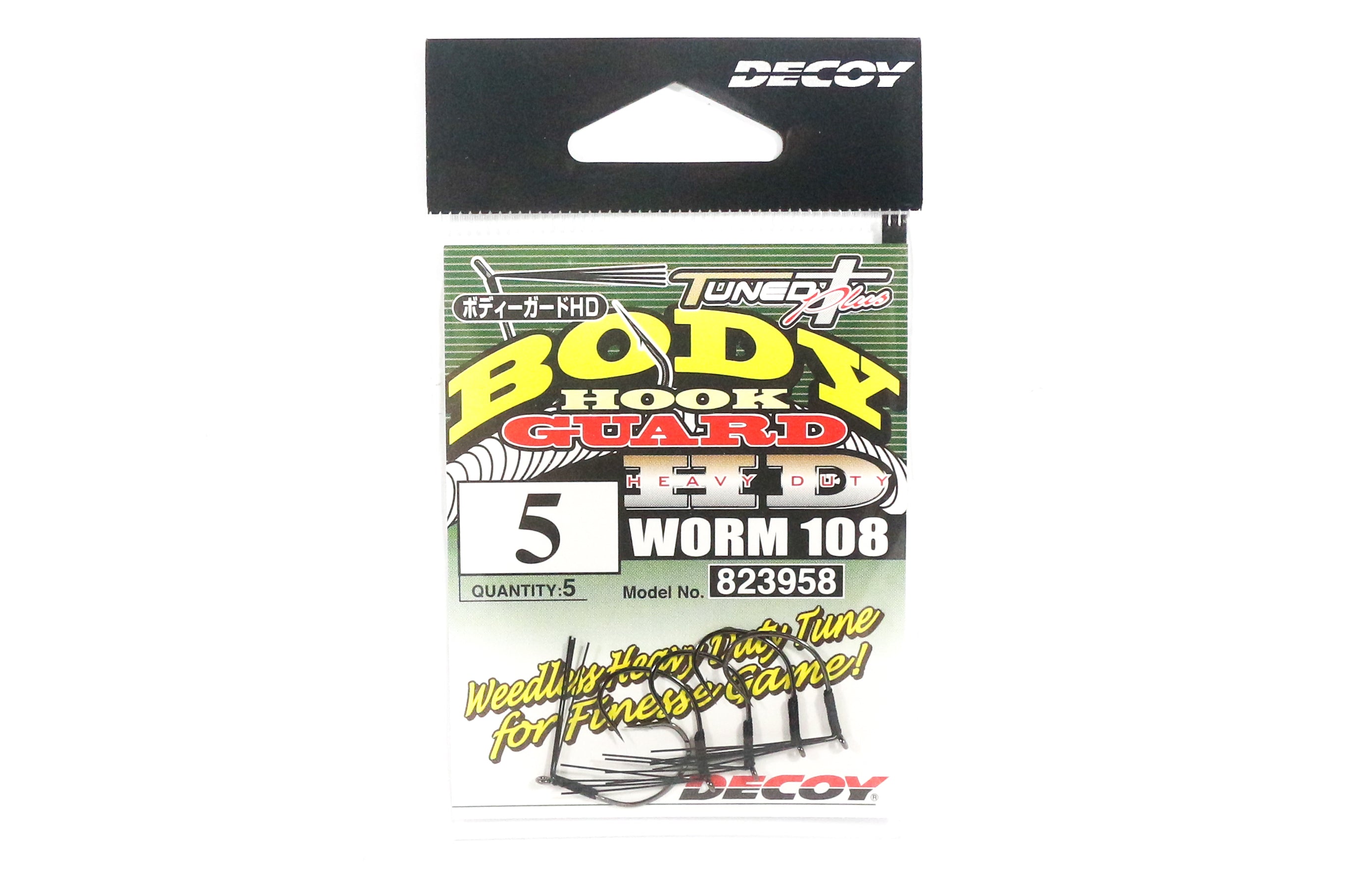 Decoy Worm 108 Body Guard HD Hook for Wacky Rig Size 5 (3958)