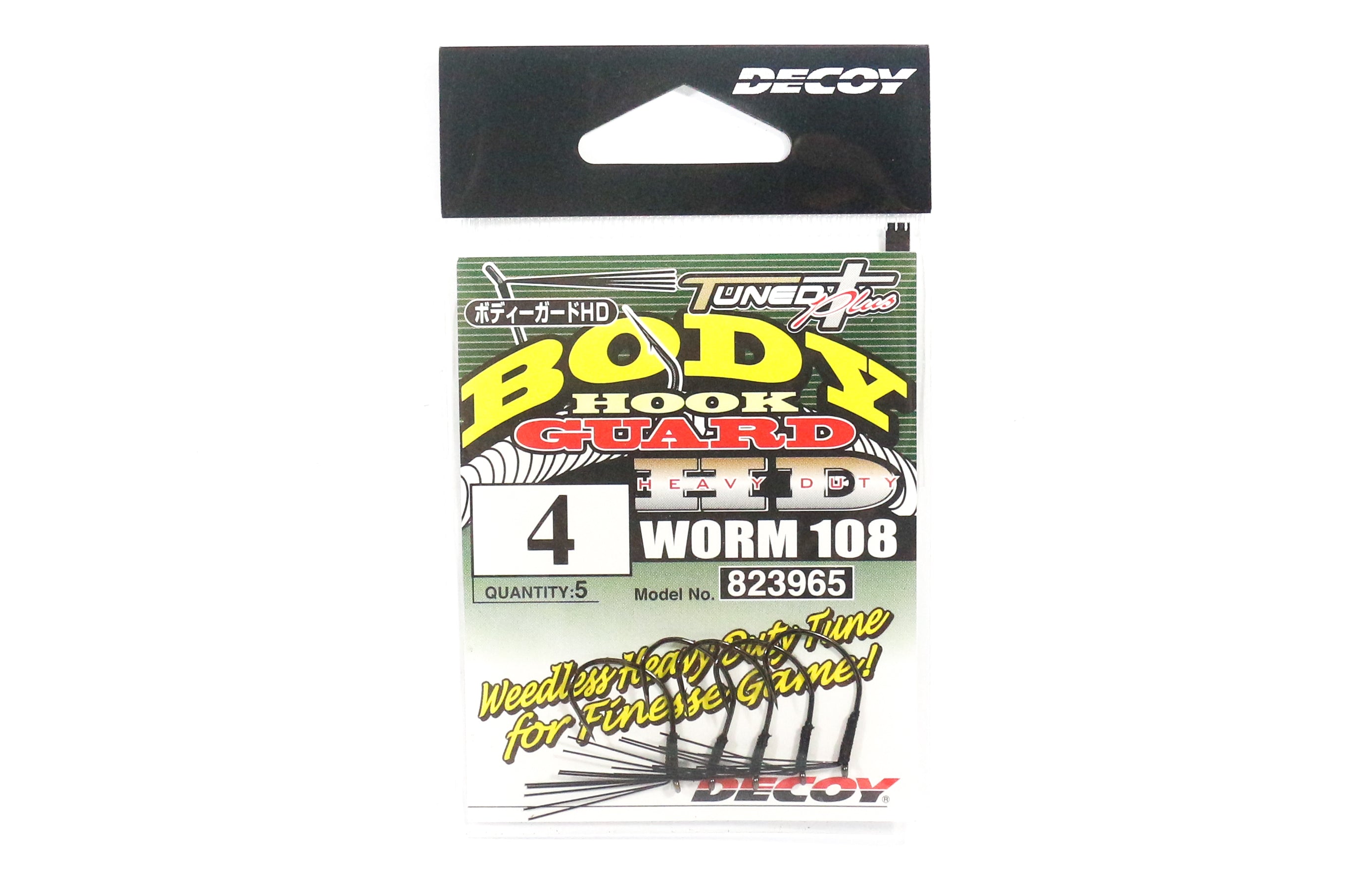 Decoy Worm 108 Body Guard HD Hook for Wacky Rig Size 4 (3965)