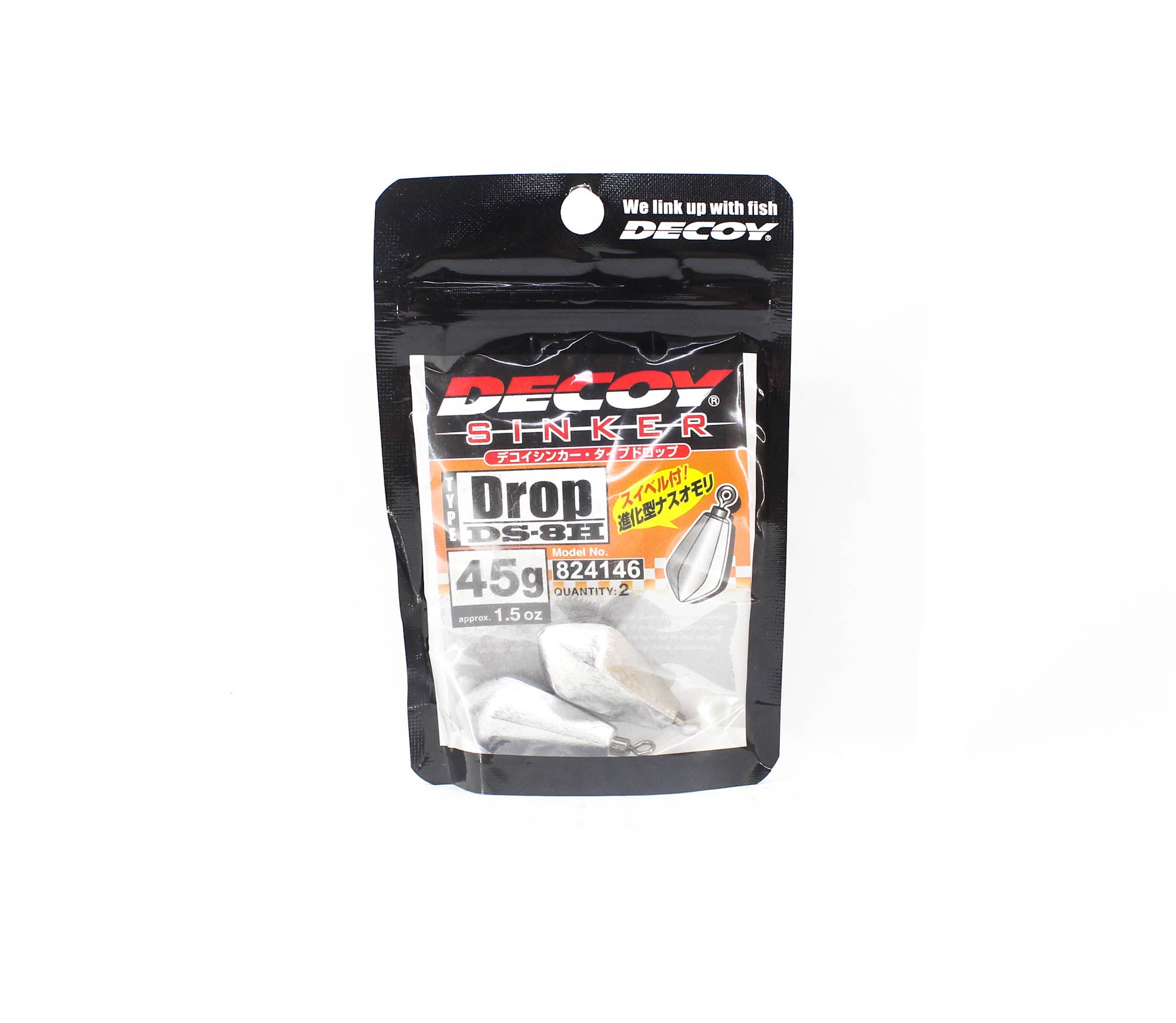 Decoy DS-8 Sinker Type Drop Size 45 grams (4146)